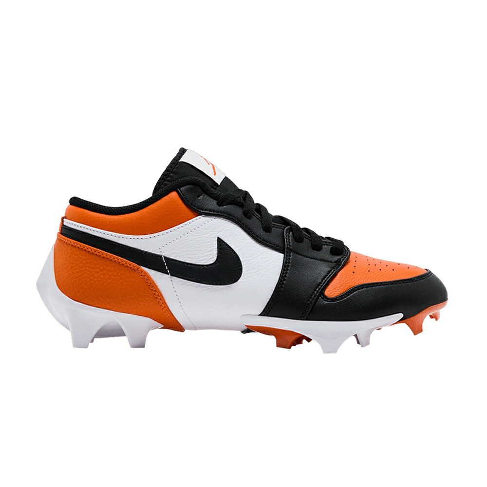 ナイキ 白色 ホワイト 黒色 ブラック エアジョーダン 'SHATTERED BACKBOARD' ベビー AIR JORDAN AIR JORDAN 1 LOW TD CLEAT / STARFISH WHITE BLACK