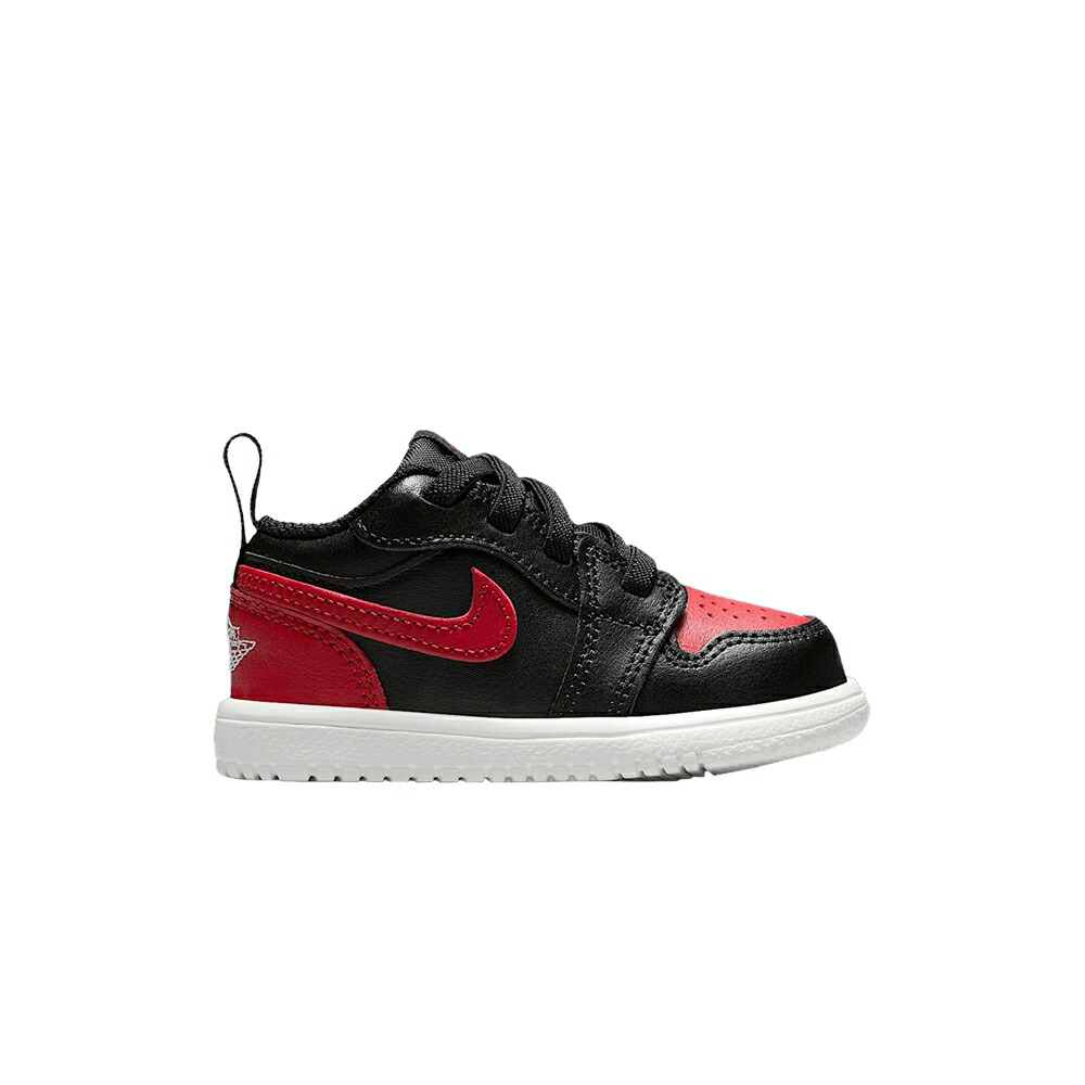 ナイキ 黒色 ブラック 白色 ホワイト 赤 レッド エアジョーダン 'BRED' ベビー AIR JORDAN AIR JORDAN 1 LOW ALT TD / BLACK SUMMIT WHITE VARSITY RED