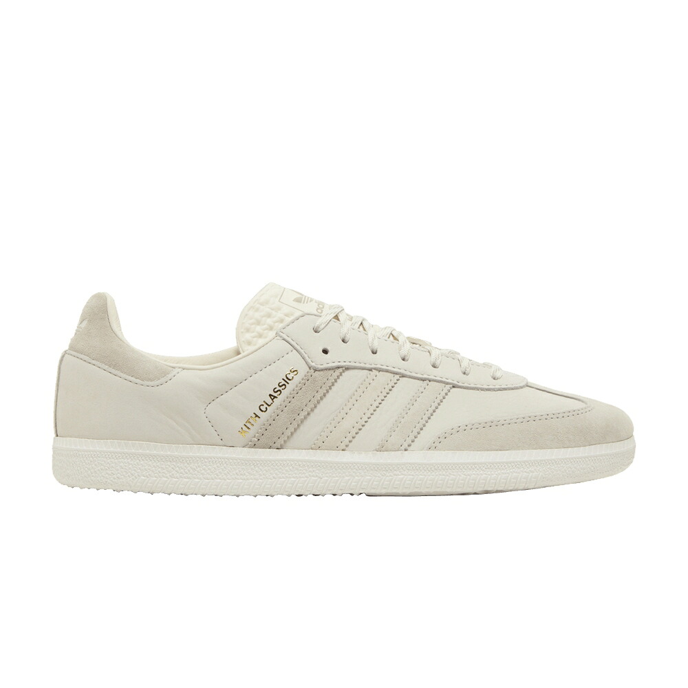 アディダス サンバ 白いこと 白いこと 薄墨色 薄墨色 \u0027CLASSICS WHITE\u0027 スニーカー メンズ ADIDAS KITH X SAMBA OG PROGRAM - CLOUD / CLOUD WHITE OFF WHITE ORBIT GREY