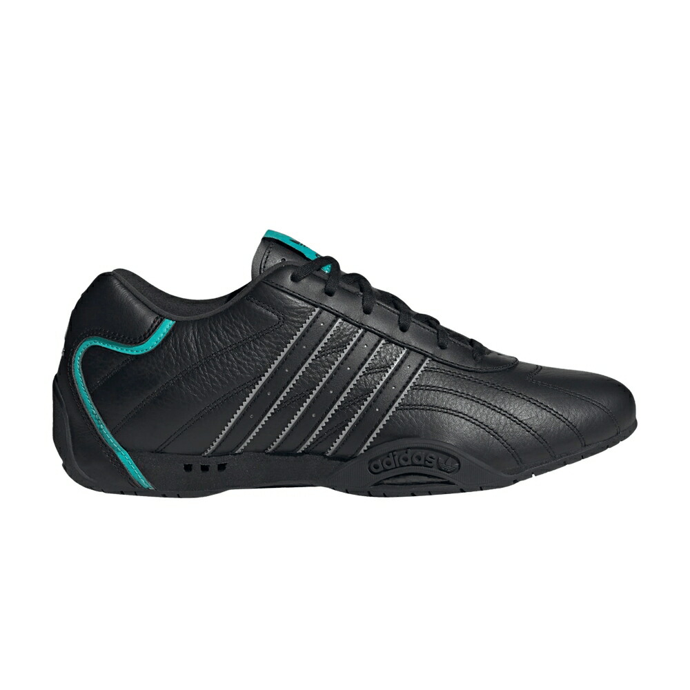 アディダス チーム コア 黒色 ブラック ラッシュ BLACK RUSH スニーカー メンズ ADIDAS MERCEDES-AMG PETRONAS FORMULA ONE TEAM X ADI RACER LOW SEMI MINT / CORE BLACK SEMI MINT RUSH CORE