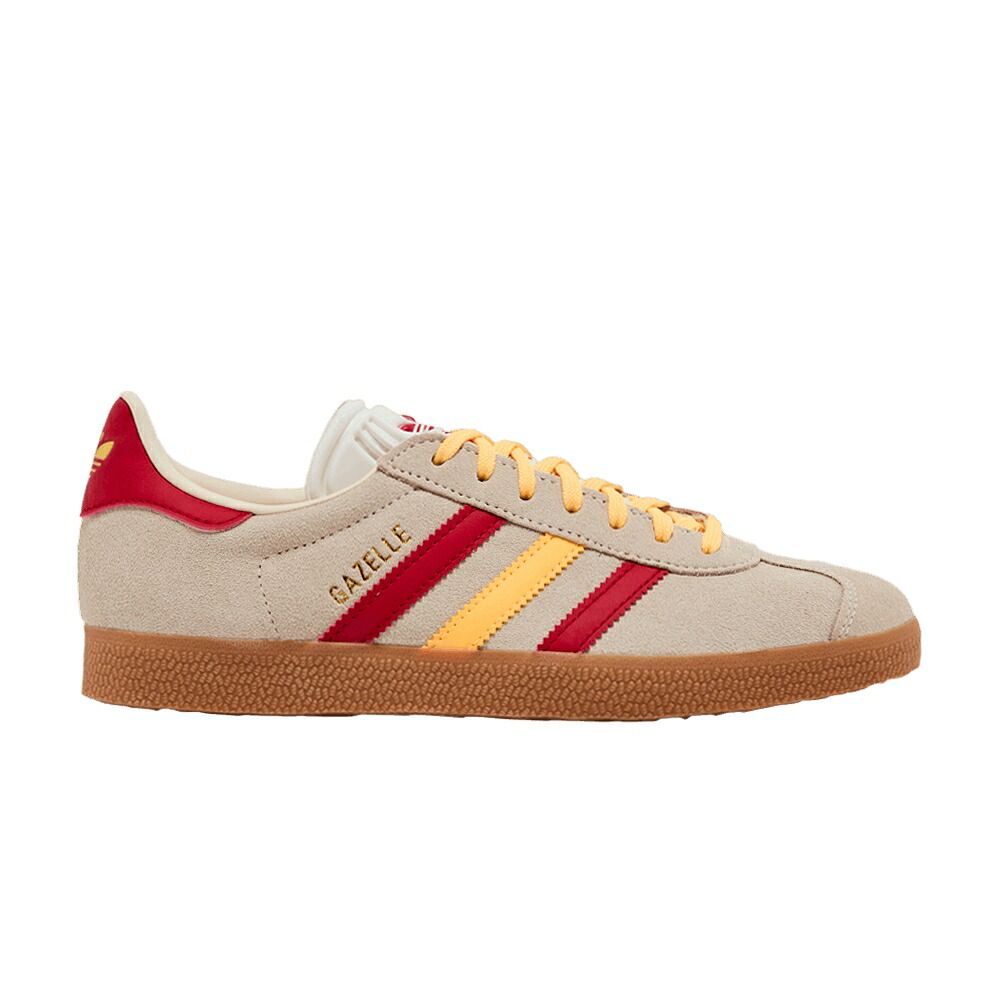 アディダス ガゼル 白色 ホワイト 'WHITE SCARLET' スニーカー レディース ADIDAS WMNS GAZELLE SPARK / WHITE SPARK SCARLET