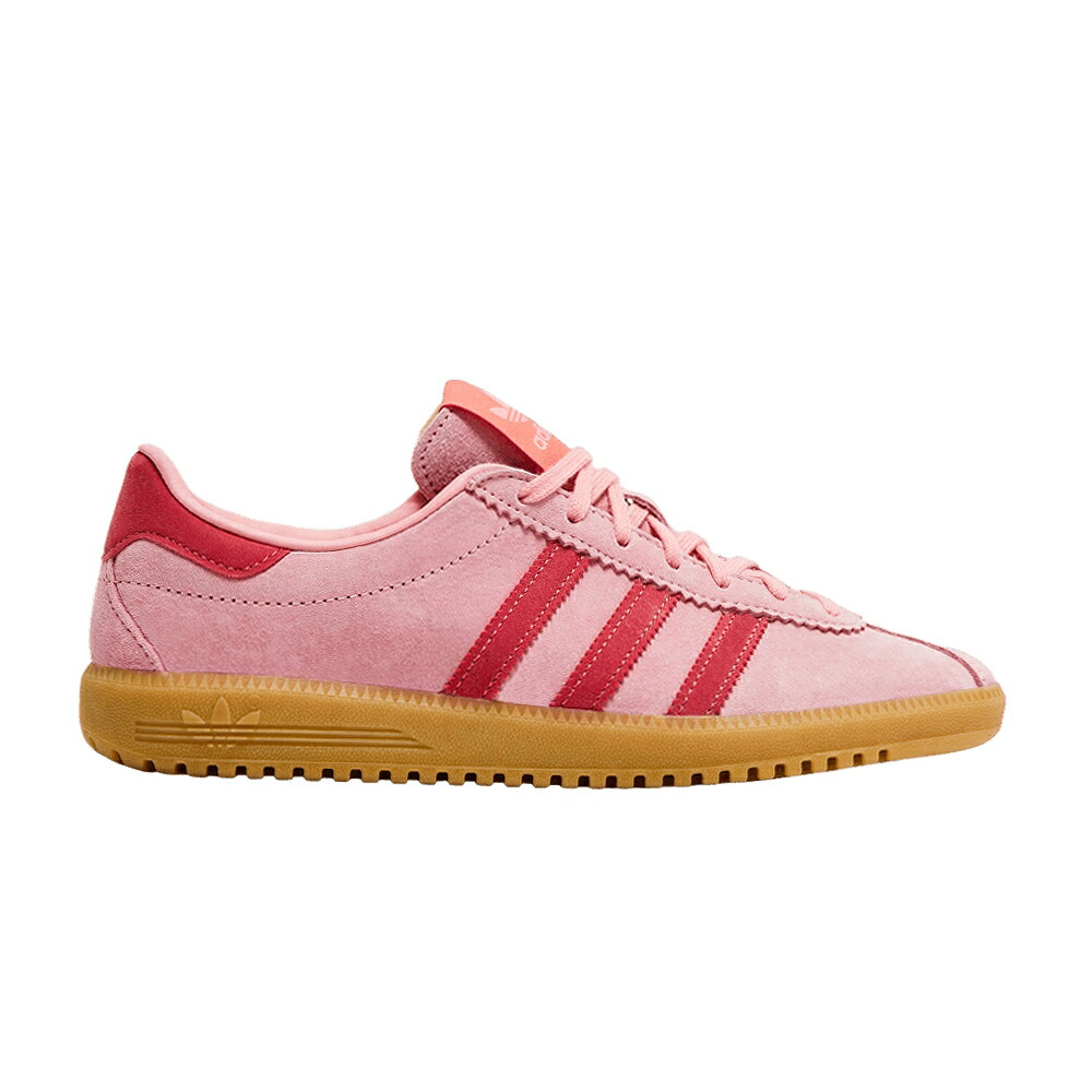 アディダス サクラ色 \u0027SEMI SPARK\u0027 スニーカー レディース ADIDAS WMNS BERMUDA PINK / SEMI PINK SPARK PRELOVED SCARLET