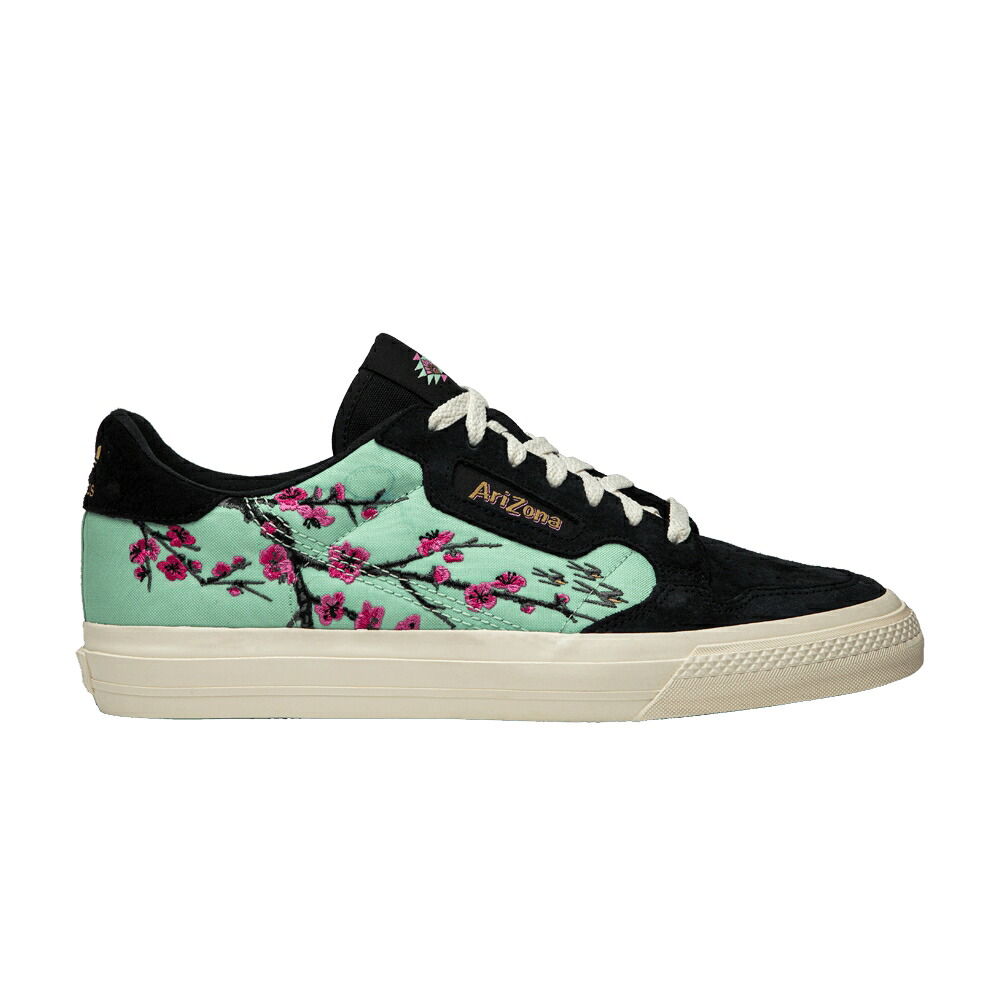アディダス アリゾナ 中核グループ 黒いこと 黒いこと \u0027GREEN HONEY\u0027 スニーカー メンズ ADIDAS ARIZONA X CONTINENTAL VULC TEA WITH GINSENG AND / CORE BLACK CORE BLACK