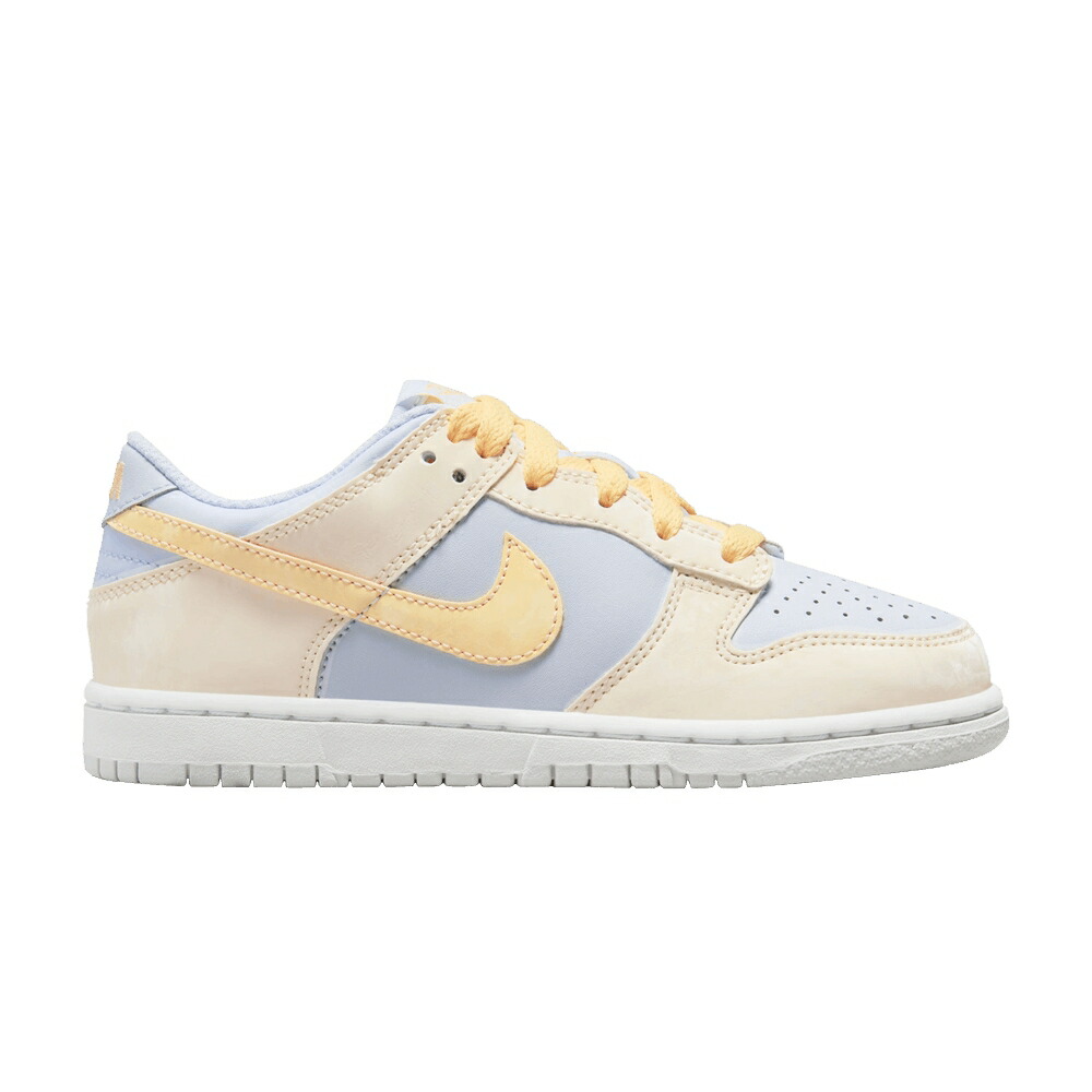ナイキ ダンク アイボリー 灰色 グレー 白色 ホワイト ダンクロー 'MELON TINT' ジュニア キッズ NIKE DUNK LOW PS / PALE IVORY FOOTBALL GREY WHITE ベビー マタニティ スニーカー
