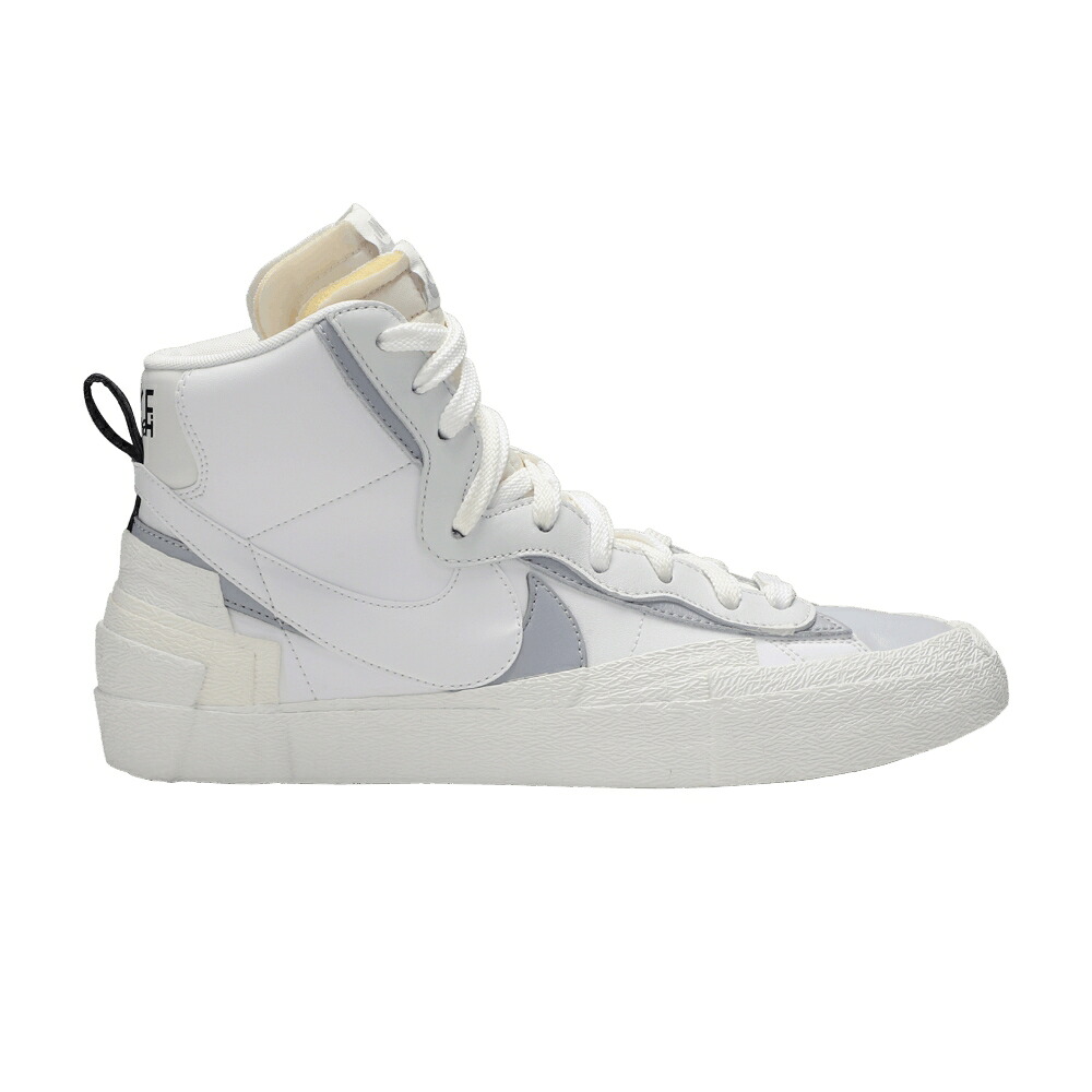 ナイキ ブレイザー ミッド 白いこと 白いこと 薄墨色 薄墨色 \u0027WHITE GREY\u0027 スニーカー メンズ NIKE SACAI X BLAZER MID / WHITE WOLF GREY
