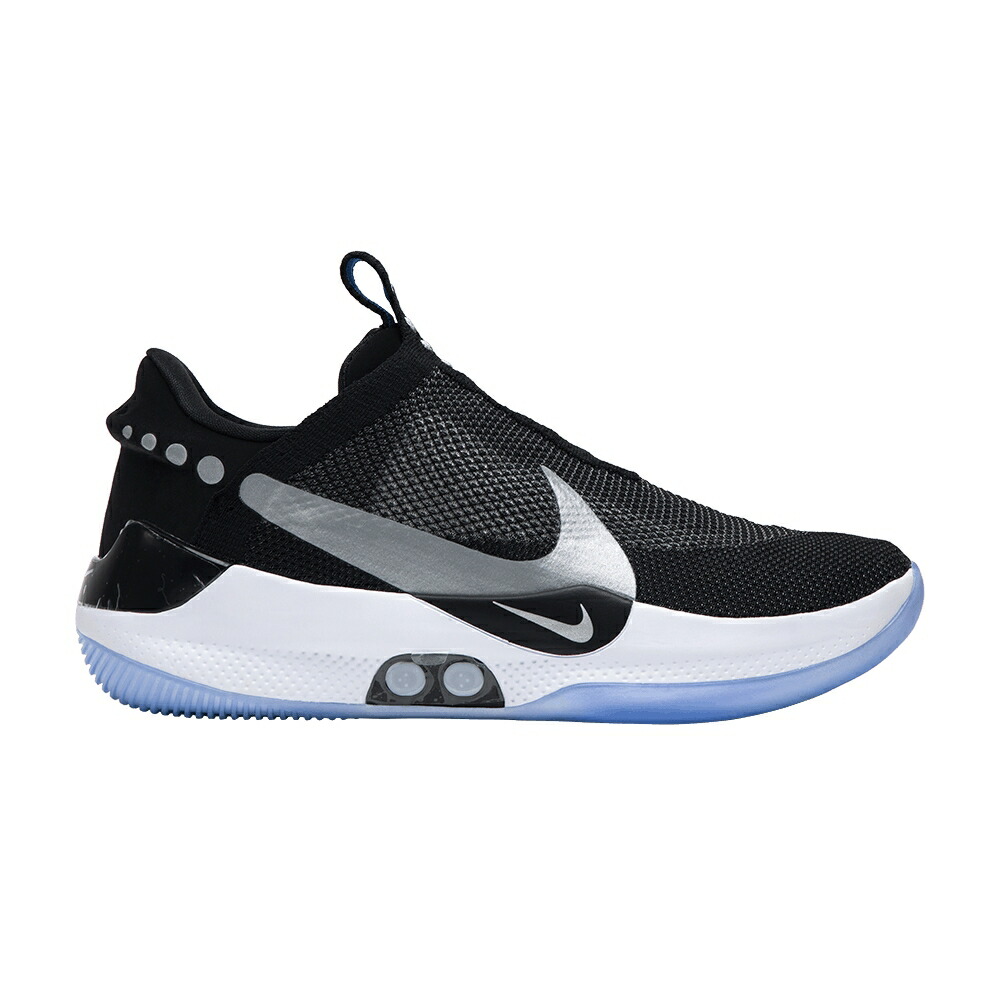 ナイキ アダプト 黒色 ブラック 白色 ホワイト ピュア プラチナム BLACK スニーカー メンズ NIKE ADAPT BB / BLACK WHITE PURE PLATINUM