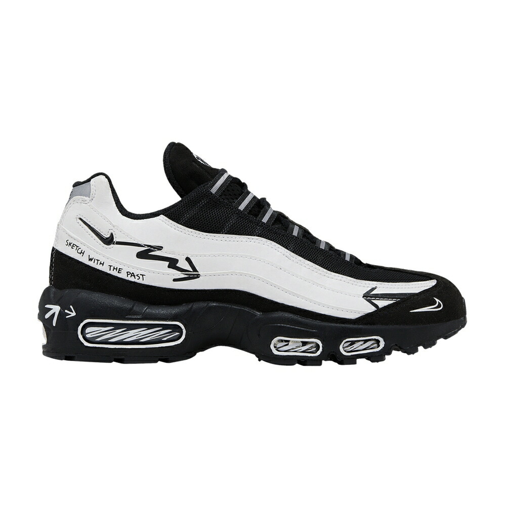 ナイキ マックス 白色 ホワイト 黒色 ブラック エアマックス KETCH スニーカー メンズ NIKE AIR MAX 95 SP / WHITE BLACK BLACK WHITE