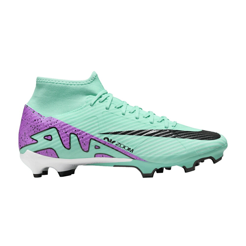 ナイキ ズーム アカデミー 黒色 ブラック 白色 ホワイト PEAK PACK スニーカー メンズ NIKE ZOOM MERCURIAL SUPERFLY 9 ACADEMY MG READY / HYPER TURQUOISE BLACK WHITE