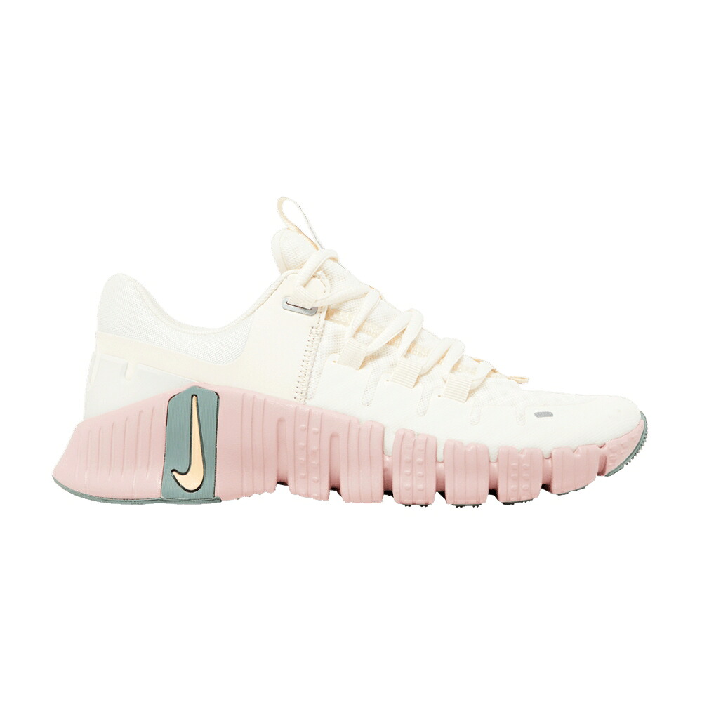 ナイキ 無償性 象牙色 しろがね色 しろがね色 \u0027PALE PEACH\u0027 スニーカー レディース NIKE WMNS FREE METCON 5 IVORY ICE / PALE IVORY LIGHT SILVER MICA