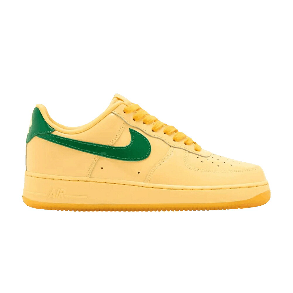 ナイキ なめし革 ゴールド レーザ 空軍 \u0027PATENT GOLD\u0027 スニーカー メンズ NIKE AIR FORCE 1 LOW LEATHER TOPAZ / TOPAZ GOLD PINE GREE LIGHT LASER