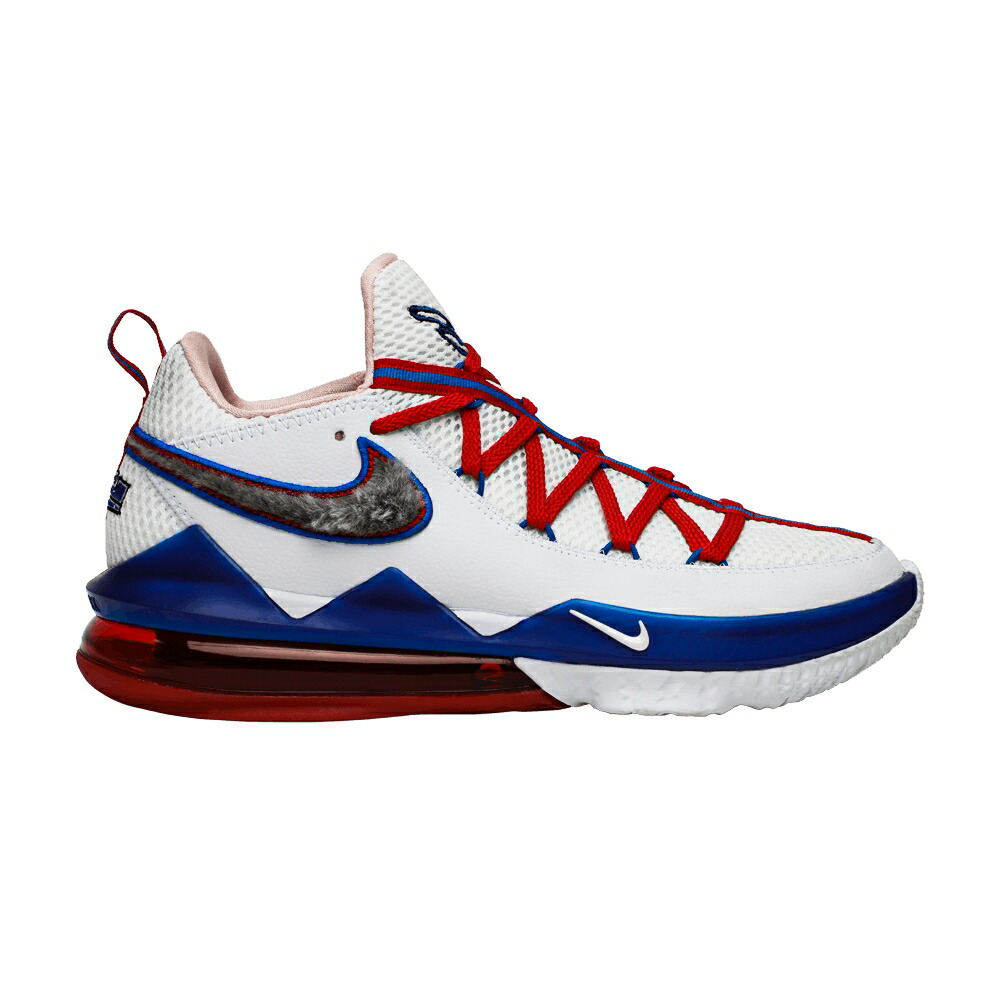 ナイキ レブロン 白色 ホワイト 赤 レッド ゲーム TUNE SQUAD スニーカー メンズ NIKE LEBRON 17 LOW / WHITE WHITE UNIVERSITY RED GAME