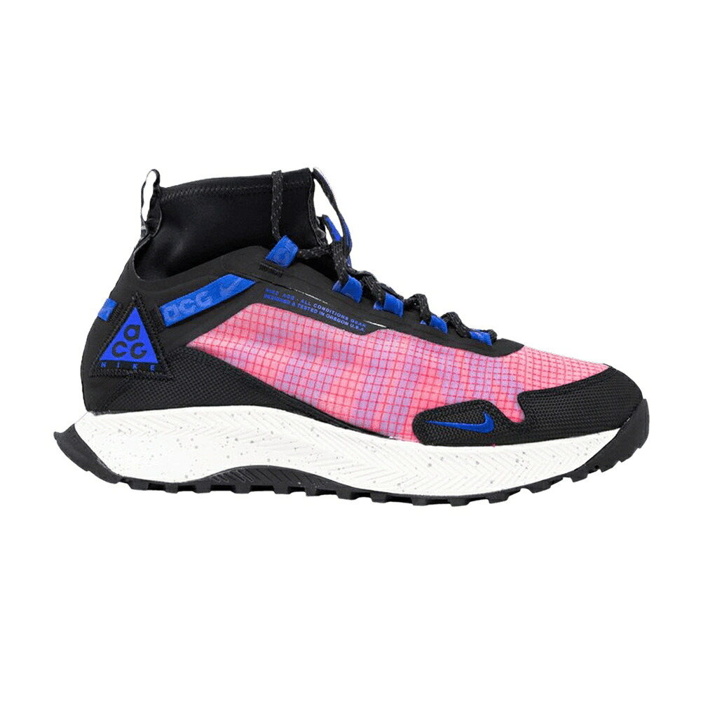 ナイキ 望遠レンズ 混雑時 サクラ色 青み 青色 黒いこと 黒いこと \u0027RUSH PINK\u0027 スニーカー メンズ NIKE ACG ZOOM TERRA ZAHERRA / RUSH PINK RACER BLUE BLACK