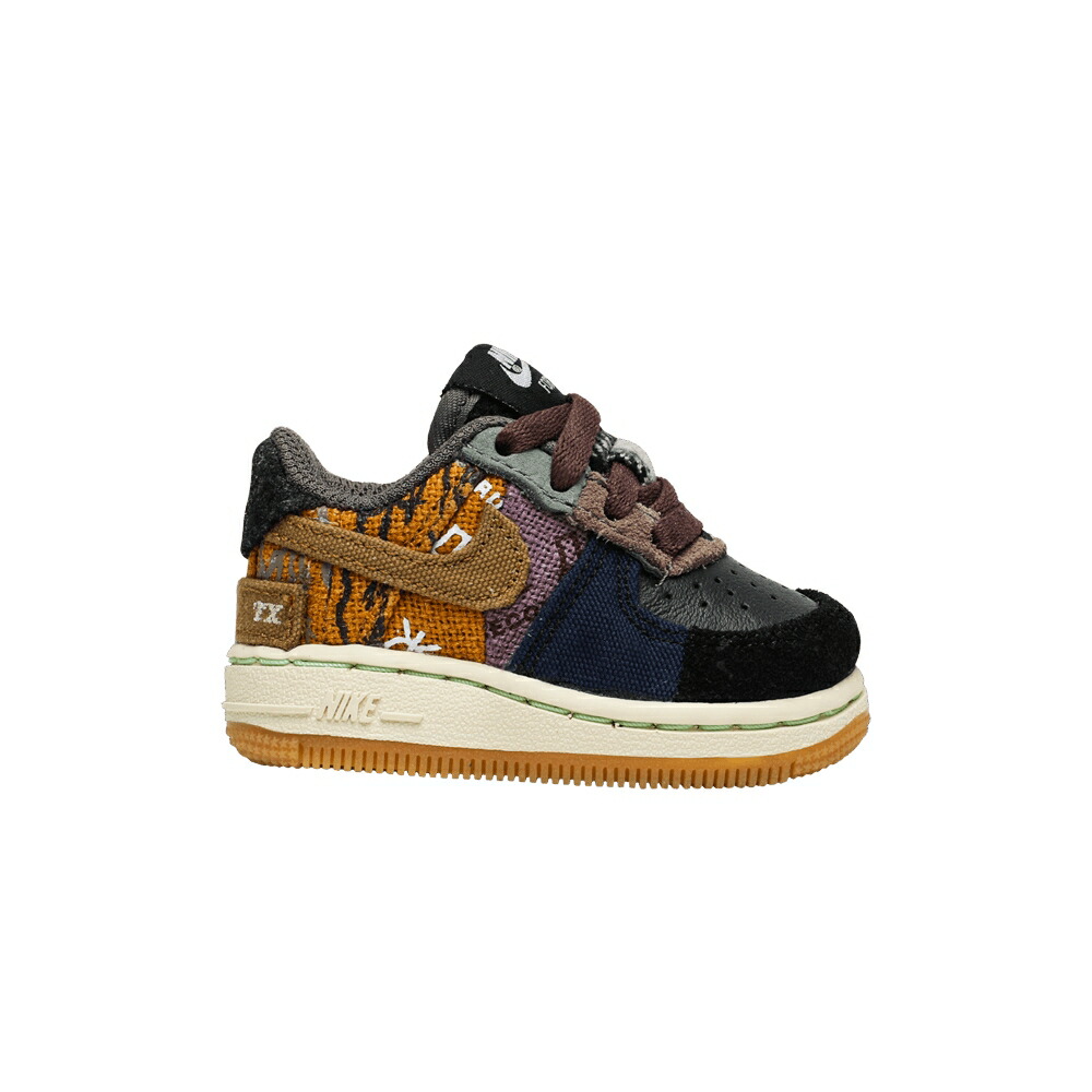 ナイキ トラヴィススコット エアフォース 'カクタスジャック' ベビー NIKE TRAVIS SCOTT X AIR FORCE 1 LOW TD 'CACTUS JACK' /