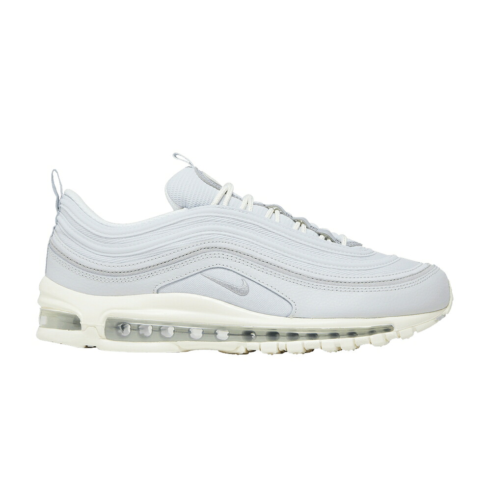 ナイキ マックス プラチナム ピュア 灰色 グレー エアマックス 'PURE SAIL' スニーカー メンズ NIKE AIR MAX 97 PLATINUM / PURE PLATINUM WOLF GREY SAIL|スニケス