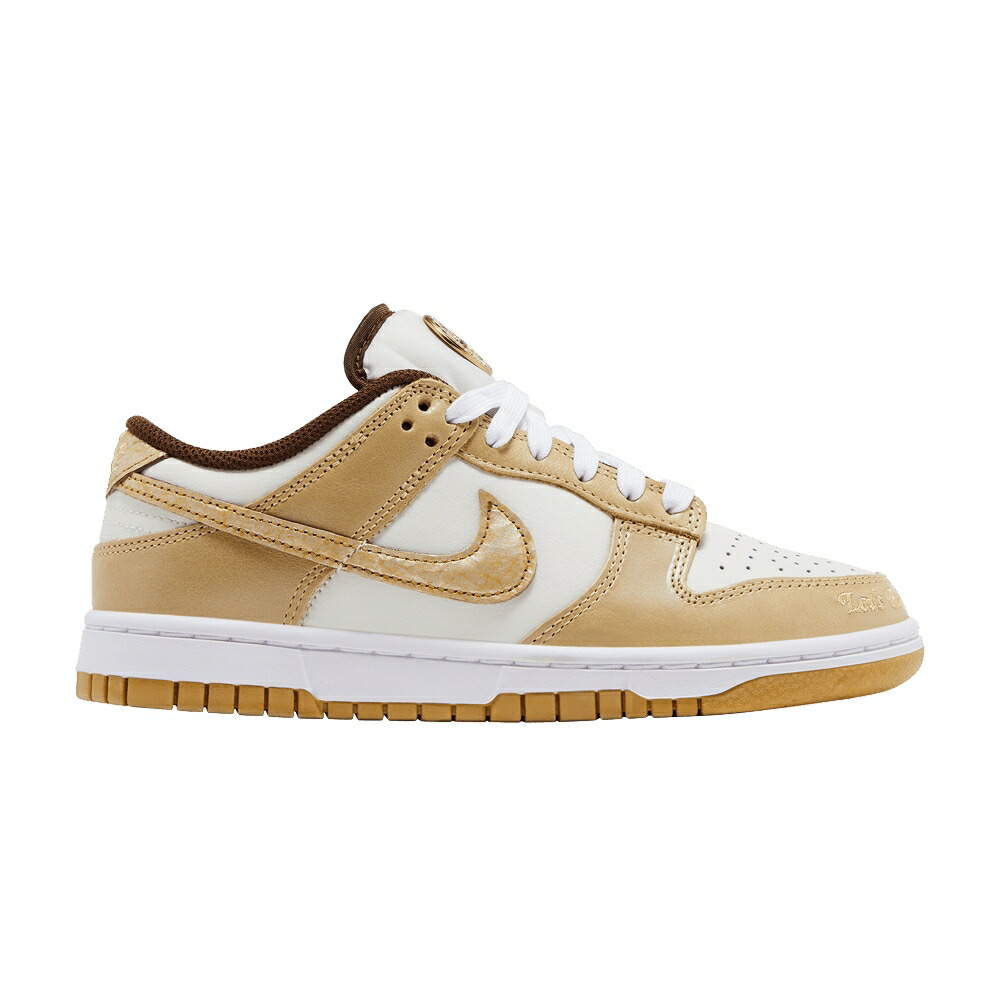 ナイキ ダンク ゴールド 白いこと 白いこと ダンクロー \u0027BE ONE\u0027 スニーカー レディース NIKE WMNS DUNK LOW LX THE / PHANTOM METALLIC GOLD WHITE