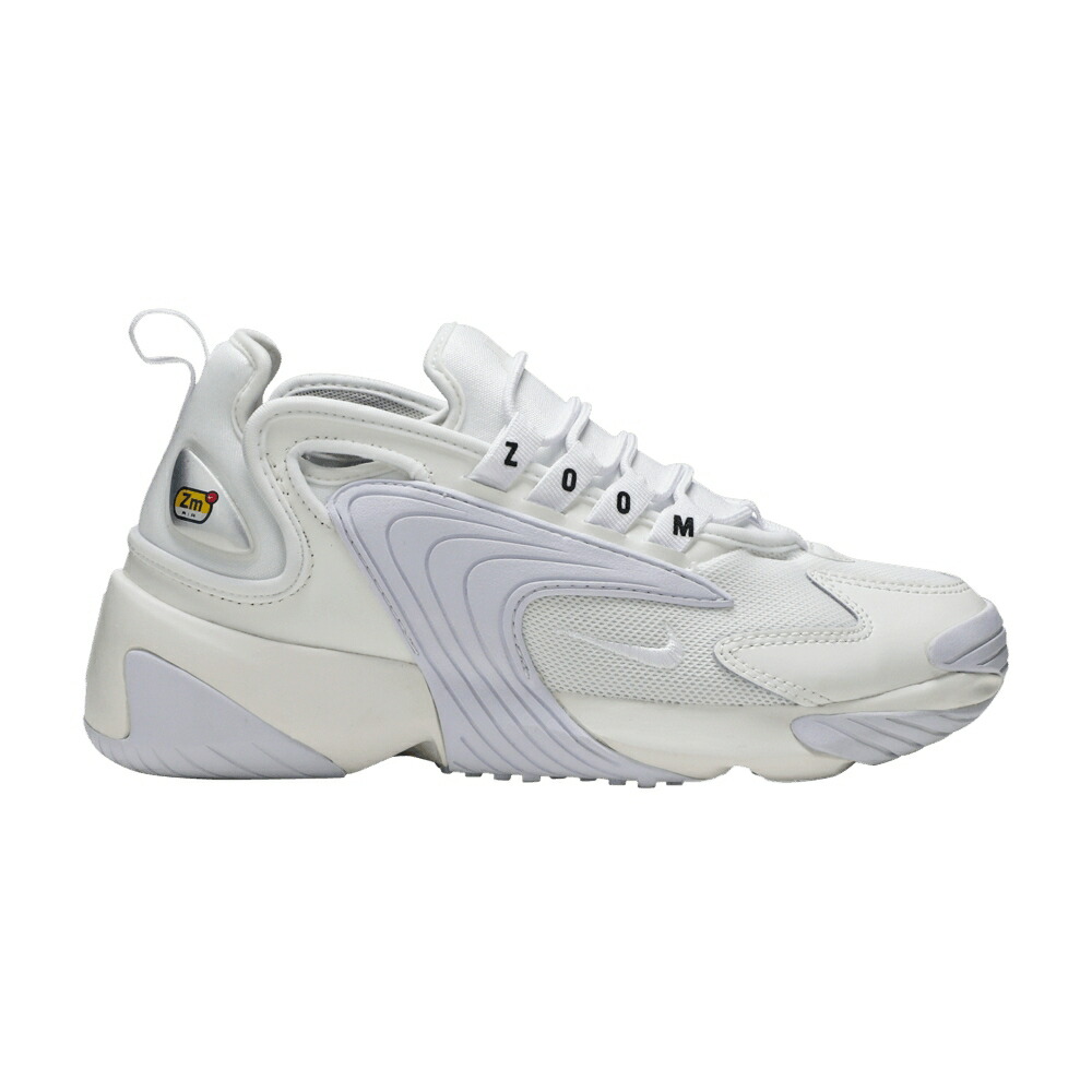 ナイキ 望遠レンズ 白いこと 白いこと 黒いこと 黒いこと \u0027WHITE SILVER\u0027 スニーカー レディース NIKE WMNS ZOOM 2K / SAIL WHITE BLACK
