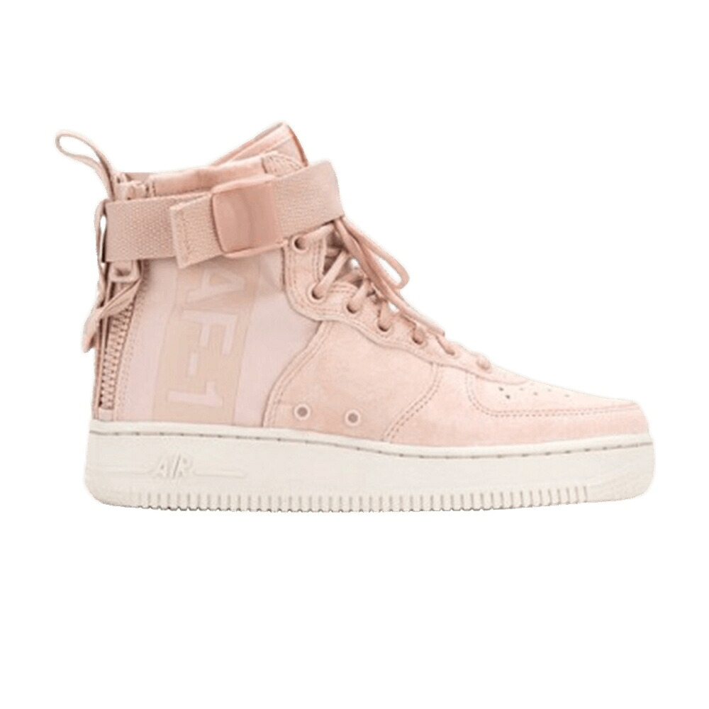ナイキ ミッド ベージュ 空軍 \u0027PARTICLE BEIGE\u0027 スニーカー レディース NIKE WMNS 空想科学小説 AIR FORCE 1 MID / PARTICLE BEIGE PARTICLE BEIGE