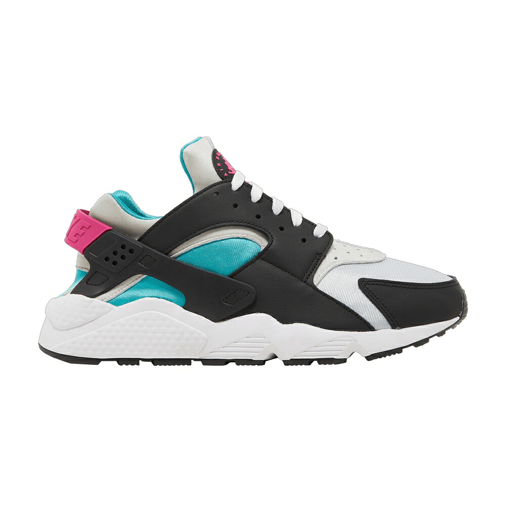 ナイキ ハラチ 黒色 ブラック ピュア プラチナム 'SOUTH BEACH' スニーカー メンズ NIKE AIR HUARACHE / BLACK NEW EMERALD PURE PLATINUM