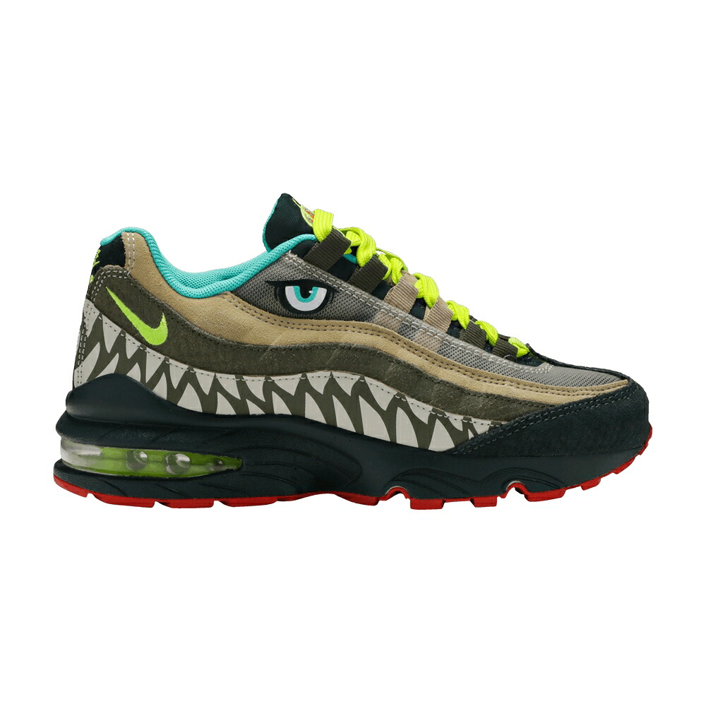 ナイキ マックス 緑 グリーン ベージュ エアマックス 'MONSTER' ジュニア キッズ NIKE AIR MAX 95 GS / OUTDOOR GREEN PARACHUTE BEIGE ベビー マタニティ スニーカー|スニケス