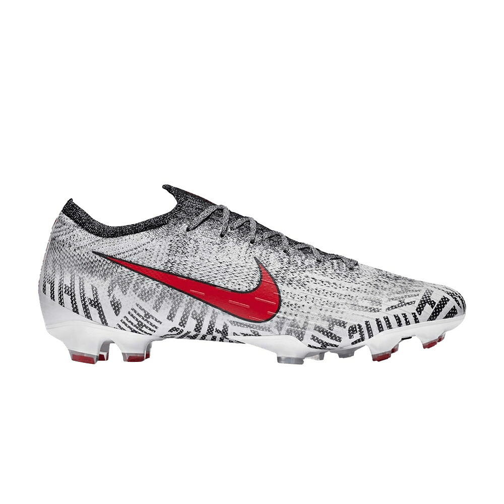 ナイキ エリート 白色 ホワイト 赤 レッド 黒色 ブラック 'SHHH TATTOO' スニーカー メンズ NIKE VAPOR 12 ELITE NJR FG / WHITE CHALLENGE RED BLACK