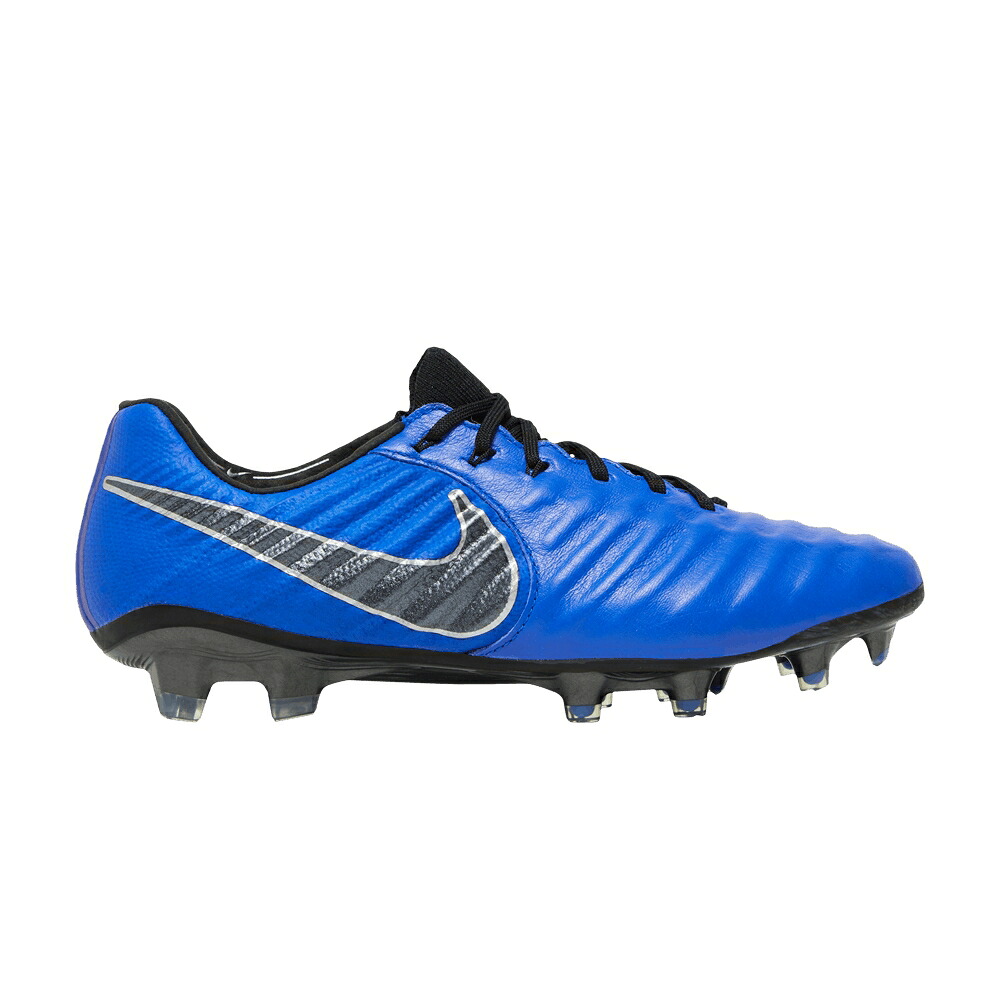 ナイキ レジェンド エリート 青色 ブルー 黒色 ブラック 銀色 シルバー 'RACER BLUE' スニーカー メンズ NIKE LEGEND 7 ELITE FG / RACER BLUE BLACK METALLIC SILVER