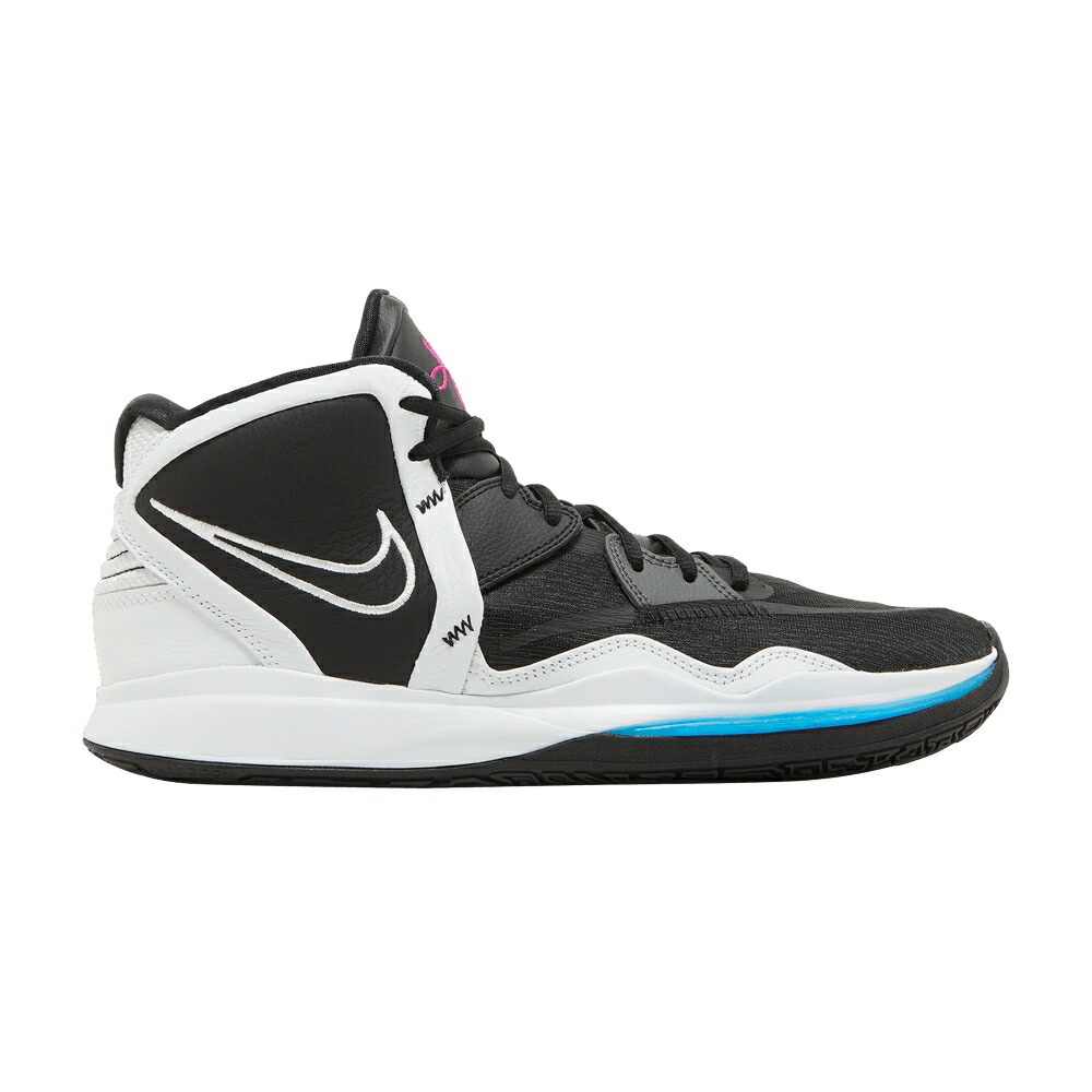 ナイキ カイリー 黒色 ブラック 灰色 グレー ピンク 白色 ホワイト OUTH BEACH スニーカー メンズ NIKE KYRIE INFINITY / BLACK IRON GREY PINK PRIME WHITE