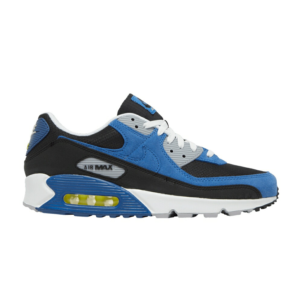 ナイキ マックス 黒いこと 黒いこと 青味 青み エア湖マックス \u0027ATLANTIC VOLT\u0027 スニーカー メンズ NIKE AIR MAX 90 / BLACK ATLANTIC BLUE VOLTAGE