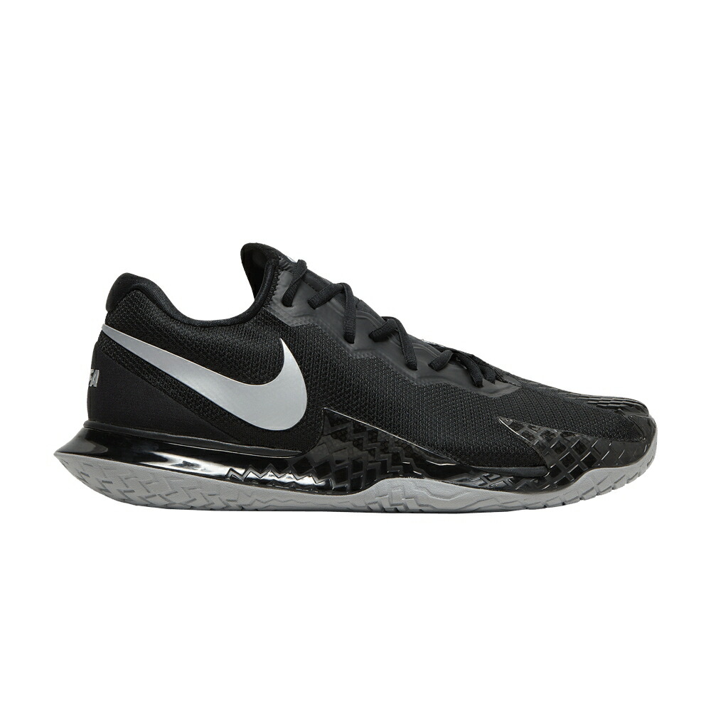 ナイキ ズーム 黒色 ブラック 銀色 シルバー 'BLACK SILVER' スニーカー メンズ NIKE ZOOM VAPOR CAGE 4 RAFA METALLIC / BLACK METALLIC SILVER