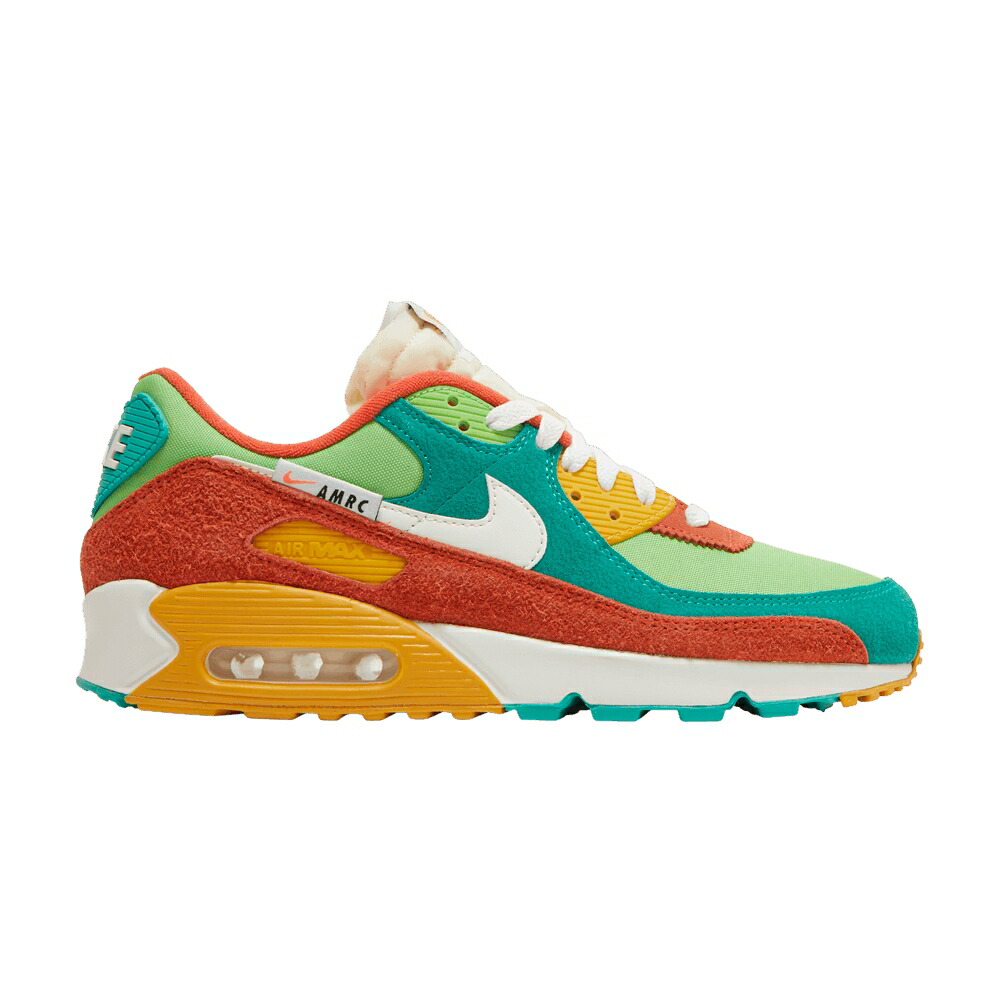 ナイキ マックス クラブ ローマ 緑 グリーン 橙 オレンジ エアマックス 'RUNNING GREEN' スニーカー メンズ NIKE AIR MAX 90 SE CLUB - ROMA / ROMA GREEN SAIL ORANGE MEAN