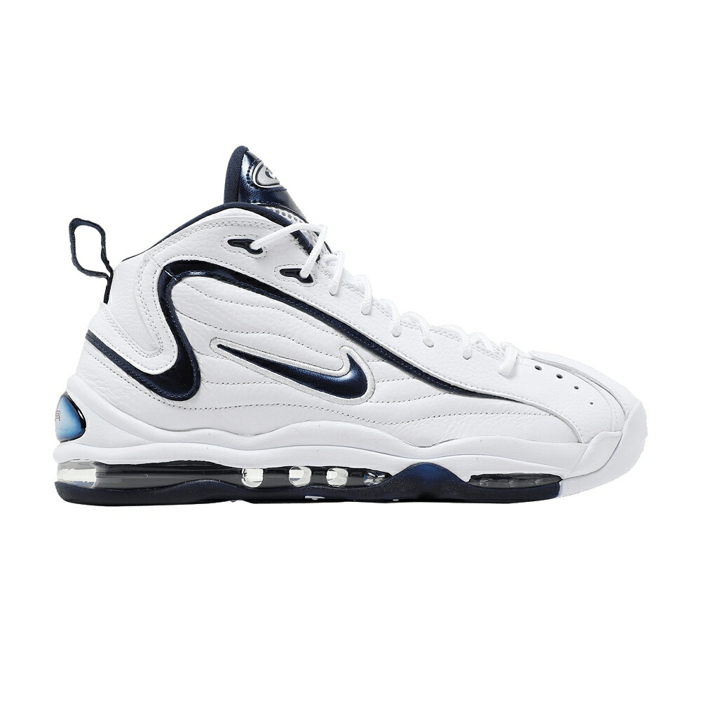 ナイキ マックス アップテンポ 白色 ホワイト 紺色 ネイビー MIDNIGHT NAVY スニーカー メンズ NIKE AIR TOTAL MAX UPTEMPO / WHITE MIDNIGHT NAVY
