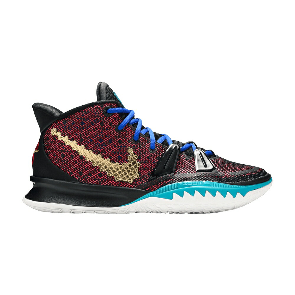 ナイキ カイリー 黒色 ブラック ピンク CHINESE YEAR スニーカー メンズ NIKE KYRIE 7 NEW / BLACK SPIRIT TEAL HYPER PINK