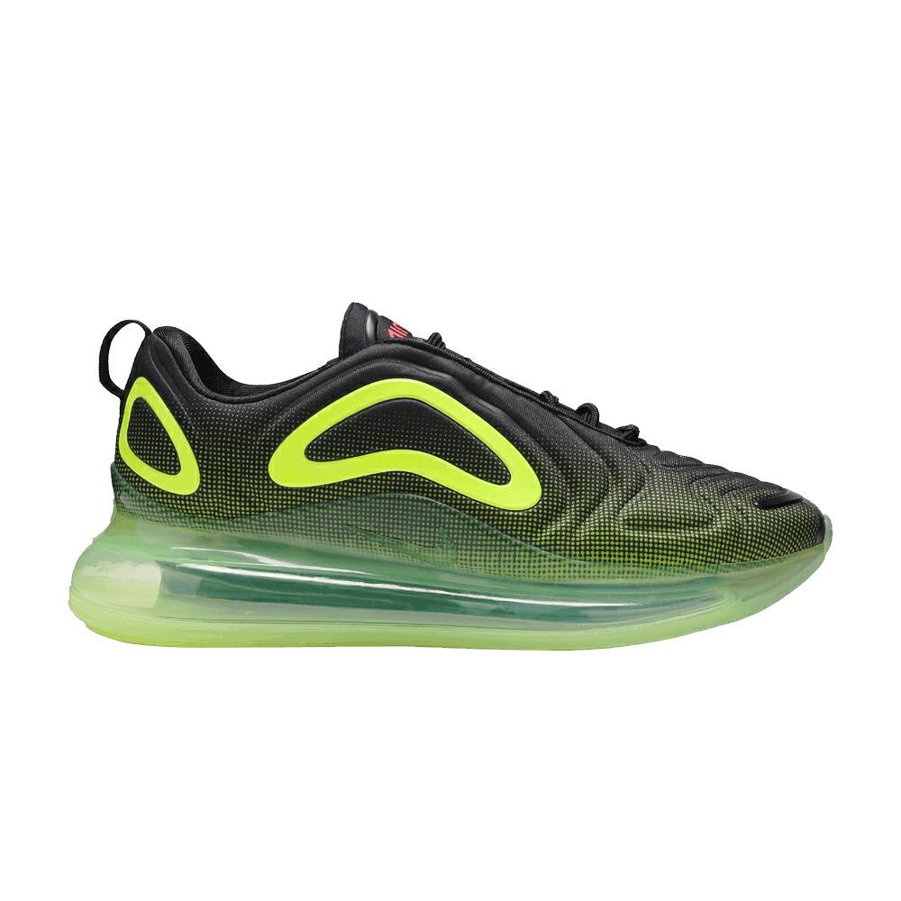 ナイキ マックス 黒いこと 黒いこと クリムゾン 大気圏マックス \u0027NEON COLLECTION\u0027 スニーカー メンズ NIKE AIR MAX 720 / BLACK VOLT BRIGHT CRIMSON