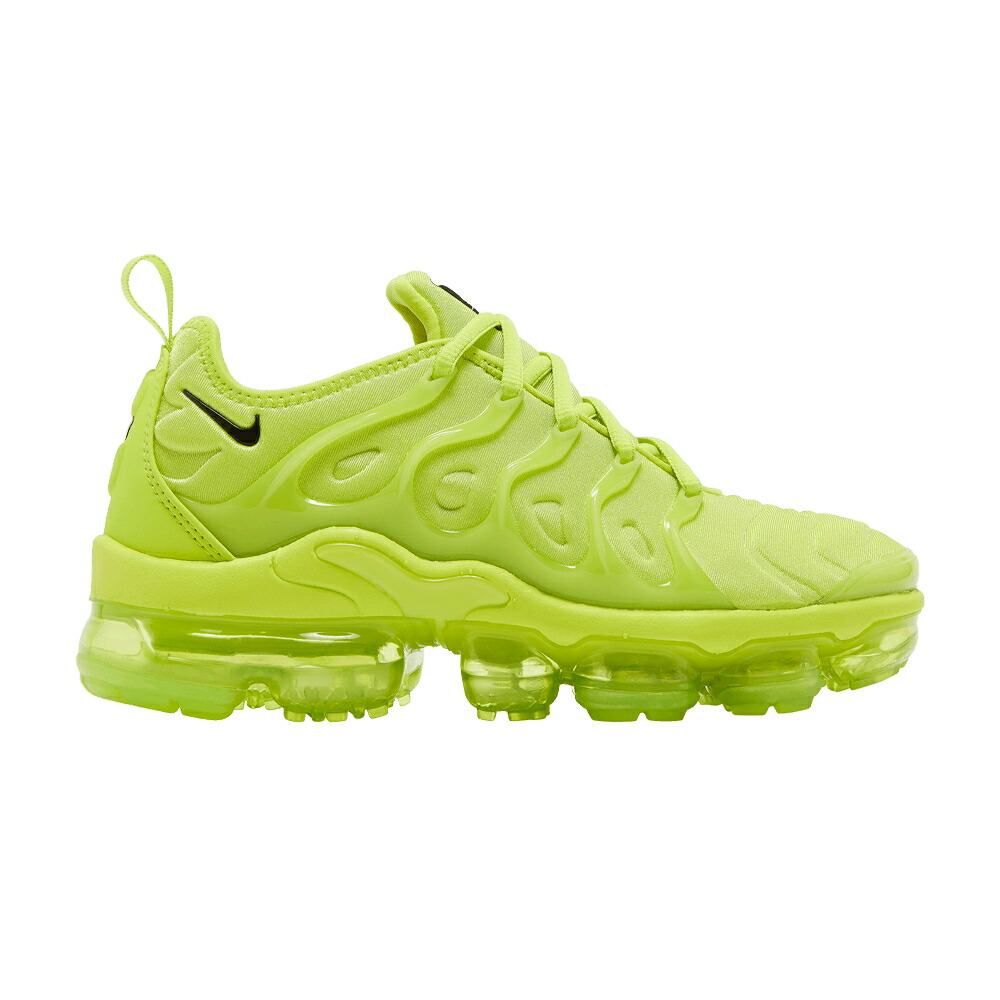 ナイキ 緑 緑であること 黒いこと 黒いこと エアヴェイパーマックス \u0027TENNIS BALL\u0027 スニーカー レディース NIKE WMNS AIR VAPORMAX PLUS / ATOMIC GREEN BLACK