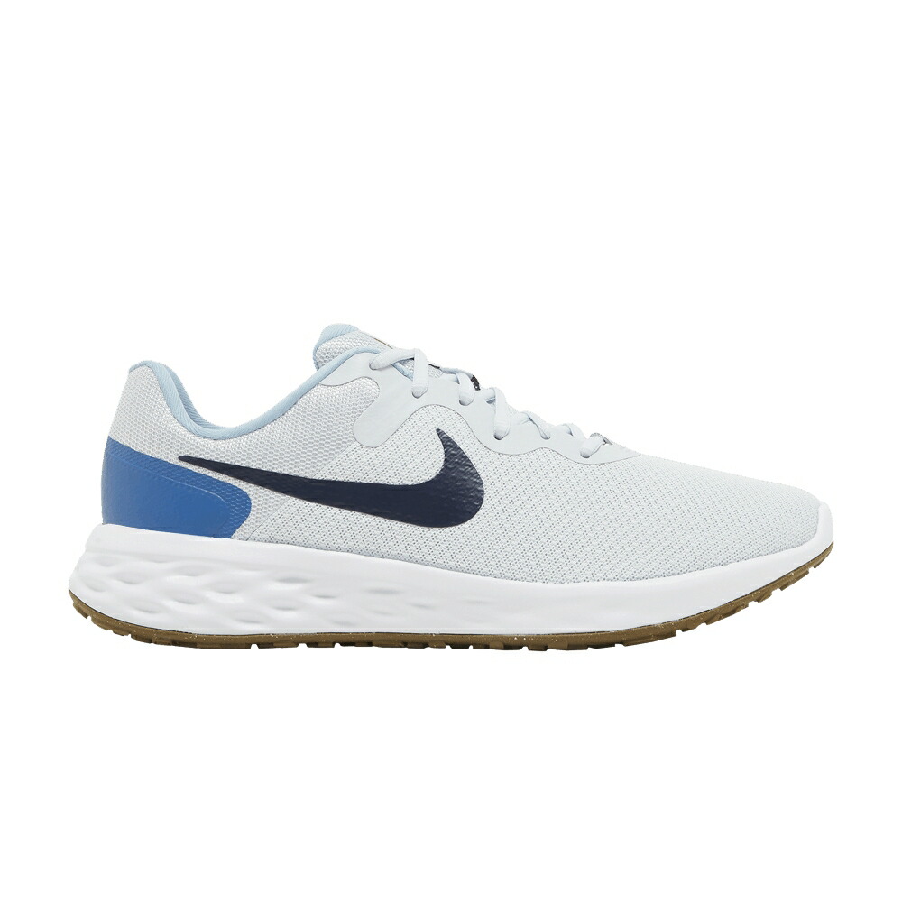 ナイキ 大変革 プラチナム サンダー 純然たる 青み 青色 \u0027PURE BLUE\u0027 スニーカー メンズ NIKE REVOLUTION 6 NEXT NATURE PLATINUM THUNDER / PURE PLATINUM DARK MARINA BLUE
