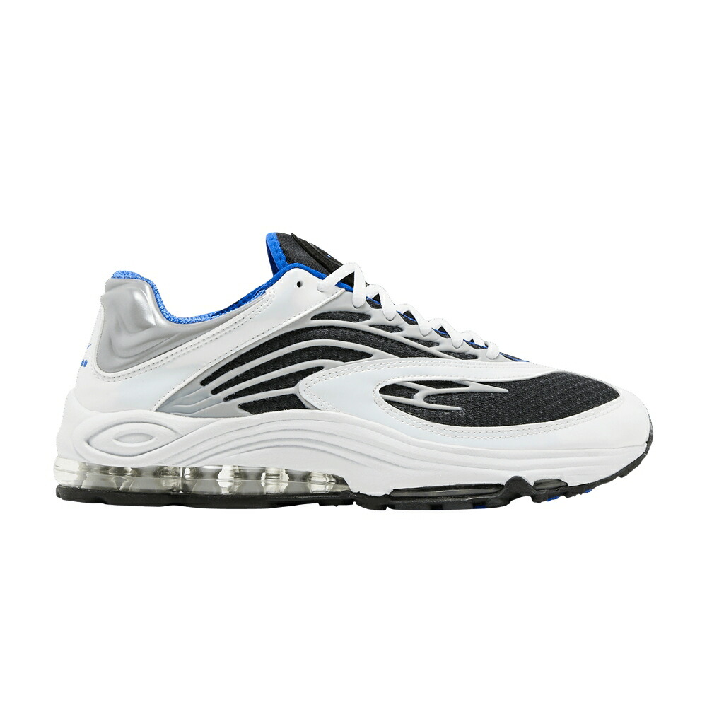 ナイキ マックス 黒色 ブラック 白色 ホワイト 灰色 グレー 'WHITE BLUE' スニーカー メンズ NIKE AIR TUNED MAX RACER / BLACK WHITE LIGHT SMOKE GREY
