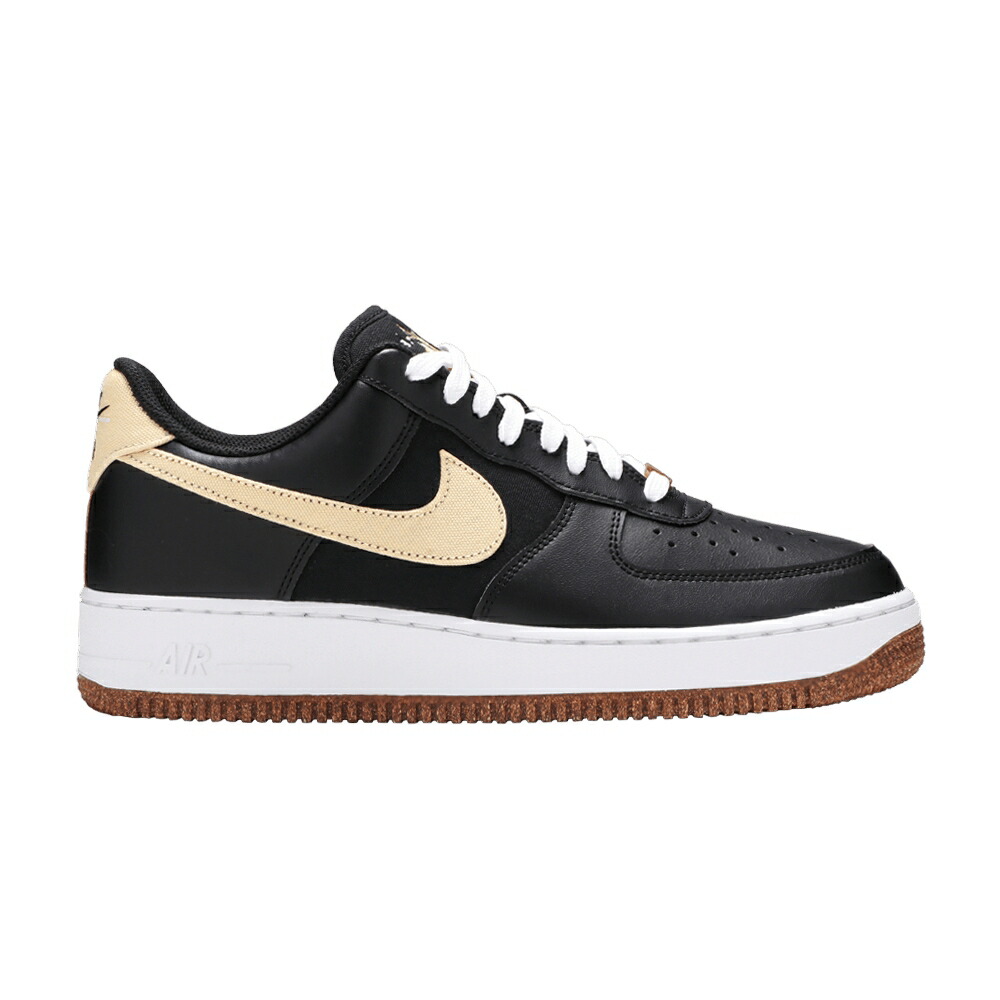 ナイキ 黒色 ブラック 白色 ホワイト エアフォース '07 'POMEGRANATE' スニーカー メンズ NIKE AIR FORCE 1 LV8 / BLACK SOLAR FLARE WHITE BLACK