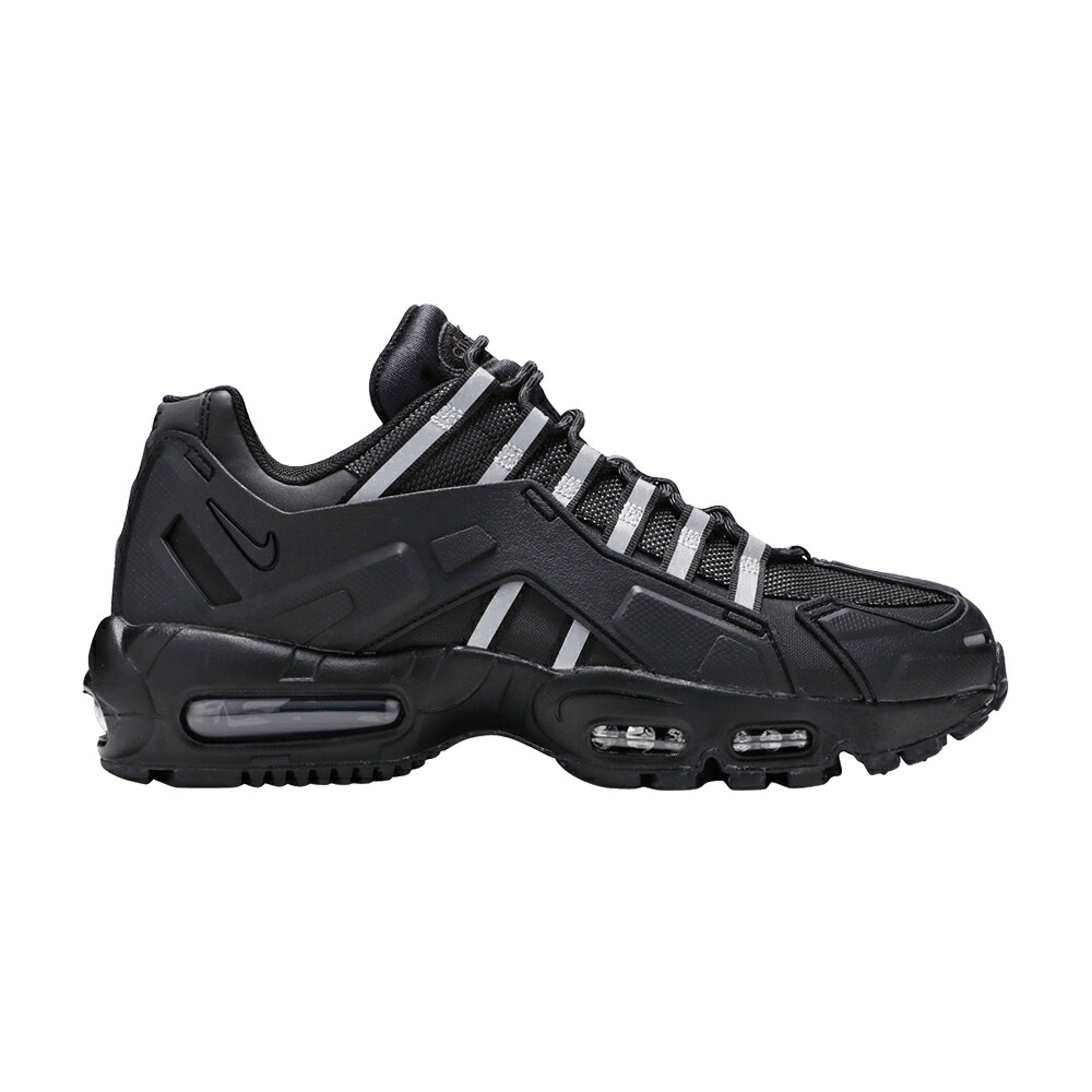 ナイキ マックス 黒いこと 黒いこと 大気圏マックス \u0027BLACK REFLECTIVE\u0027 スニーカー メンズ NIKE AIR MAX 95 NDSTRKT / BLACK BLACK BLACK
