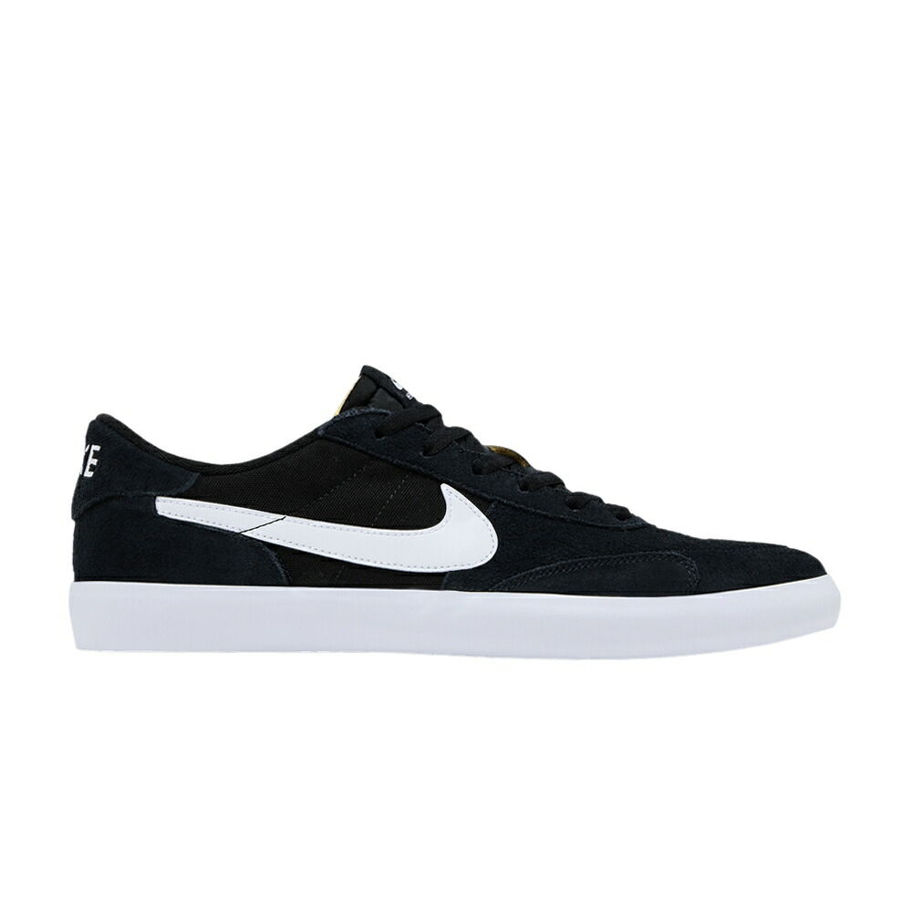 ナイキ エスビー 黒色 ブラック 白色 ホワイト BLACK WHITE スニーカー メンズ NIKE HERITAGE VULC SB / BLACK BLACK WHITE WHITE