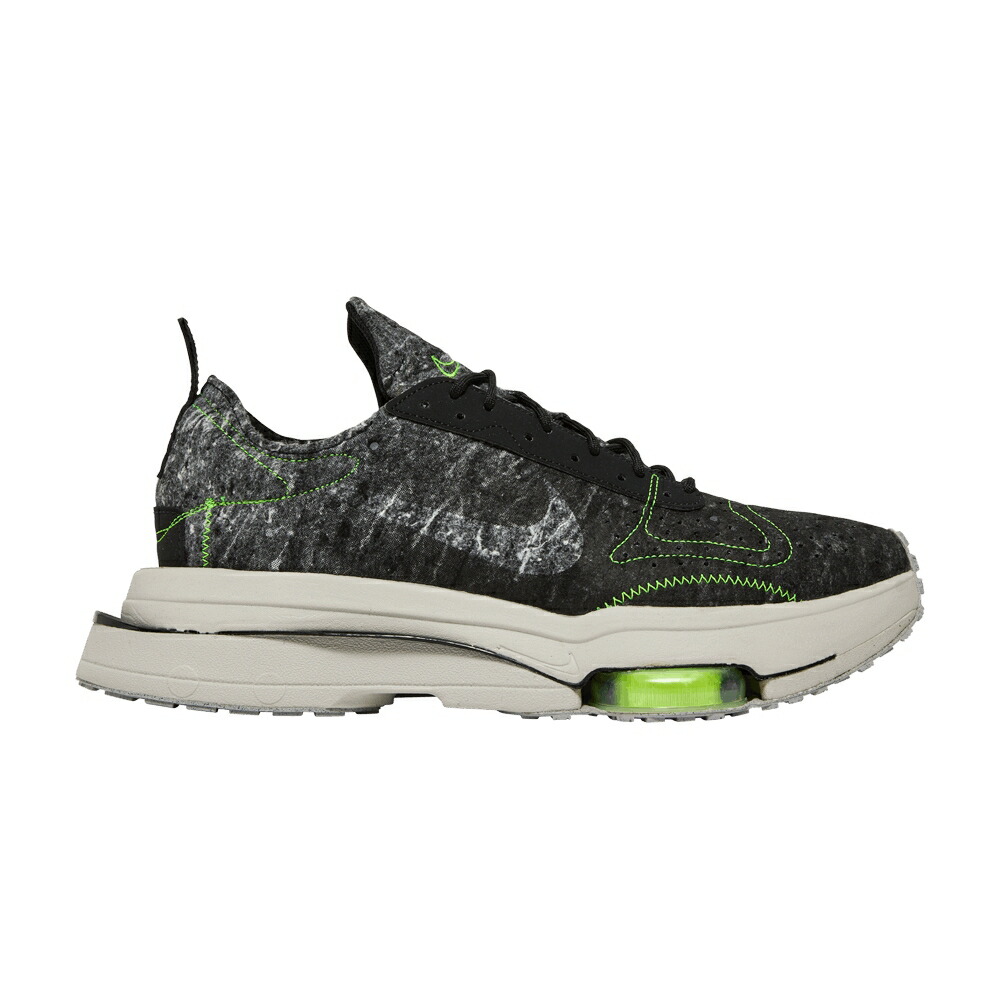 ナイキ 黒色 ブラック 緑 グリーン RECYCLED GREEN スニーカー メンズ NIKE AIR ZOOM-TYPE M2Z2 WOOL PACK - BLACK ELECTRIC / BLACK ELECTRIC GREEN LIGHT BONE