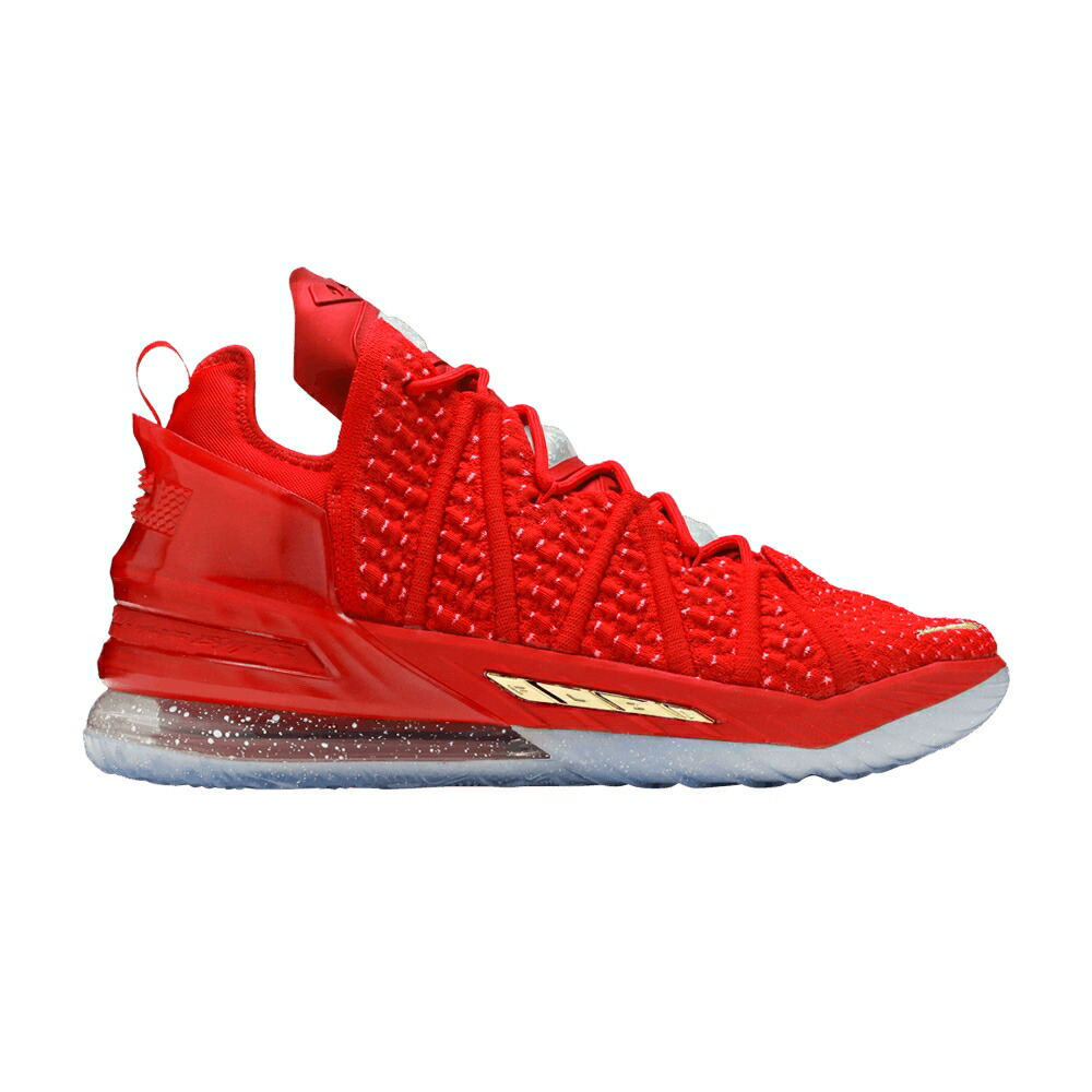 ナイキ レブロン 赤 レッド XMAS LA スニーカー メンズ NIKE LEBRON 18 X-MAS IN / UNIVERSITY RED HYPER PUNCH