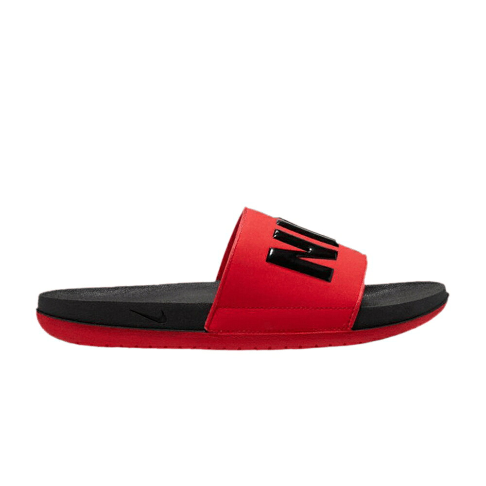 ナイキ サンダル 黒いこと 黒いこと 赤 赤いこと \u0027BLACK RED\u0027 スニーカー メンズ NIKE OFFCOURT SLIDE UNIVERSITY / BLACK BLACK UNIVERSITY RED