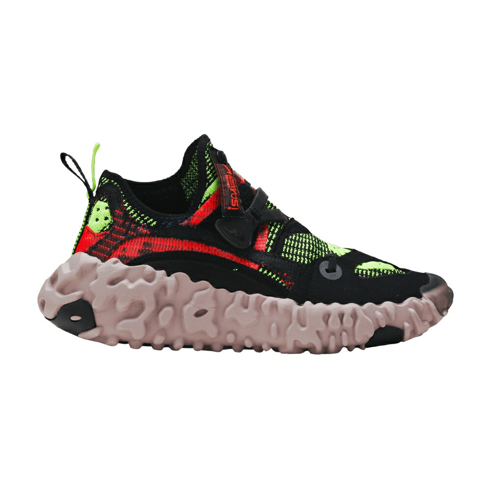ナイキ フライニット 黒色 ブラック クリムゾン CRIMSON VOLT スニーカー メンズ NIKE ISPA OVERREACT FLYKNIT / BLACK HYPER CRIMSON VOLT STONE