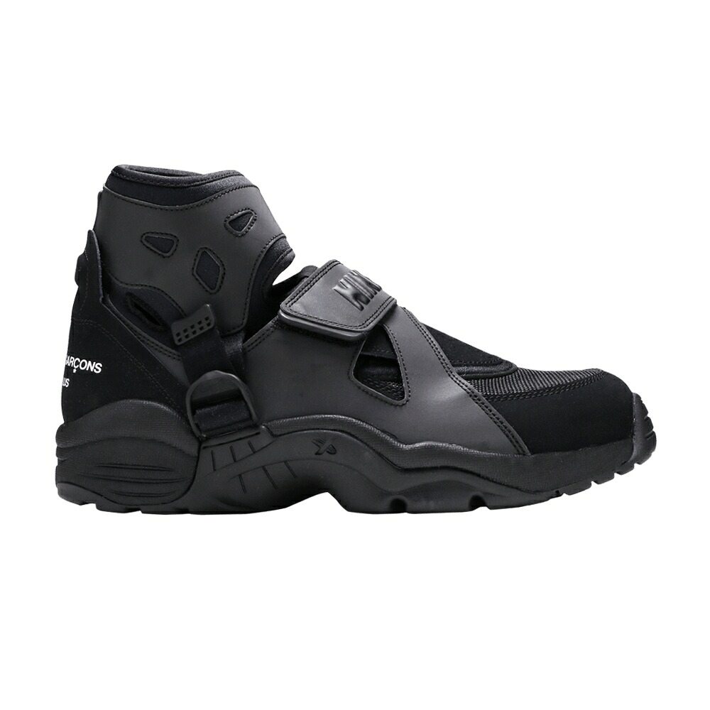 ナイキ 黒色 ブラック 'BLACK' スニーカー メンズ NIKE COMME DES GAR ONS HOMME PLUS X AIR CARNIVORE / BLACK BLACK｜スニケス