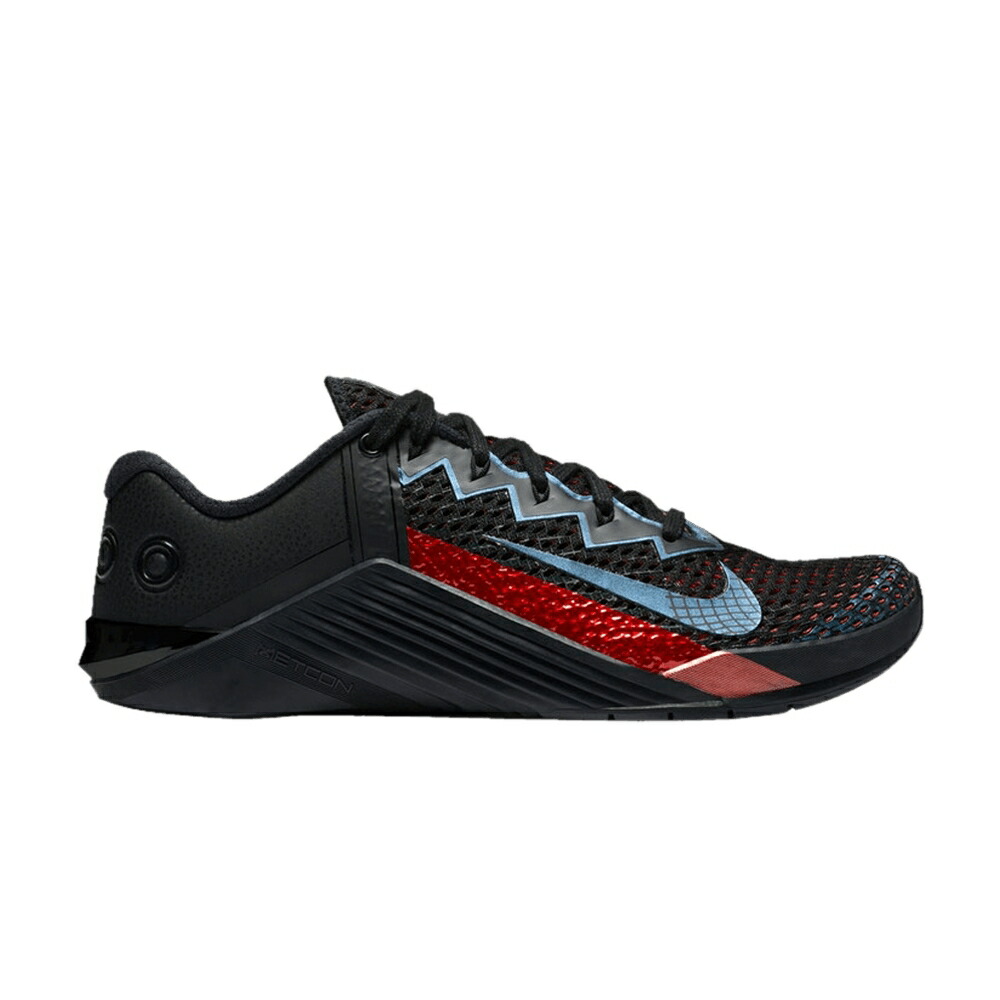 ナイキ 黒色 ブラック クリムゾン MAT FRASER スニーカー メンズ NIKE METCON 6 PE / BLACK BRIGHT CRIMSON METALLIC