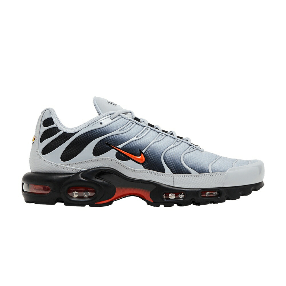 ナイキ マックス 灰色 グレー 黒色 ブラック 白色 ホワイト エアマックスプラス 'WOLF RED' スニーカー メンズ NIKE AIR MAX PLUS GREY PICANTE / WOLF GREY BLACK WHITE PICANTE