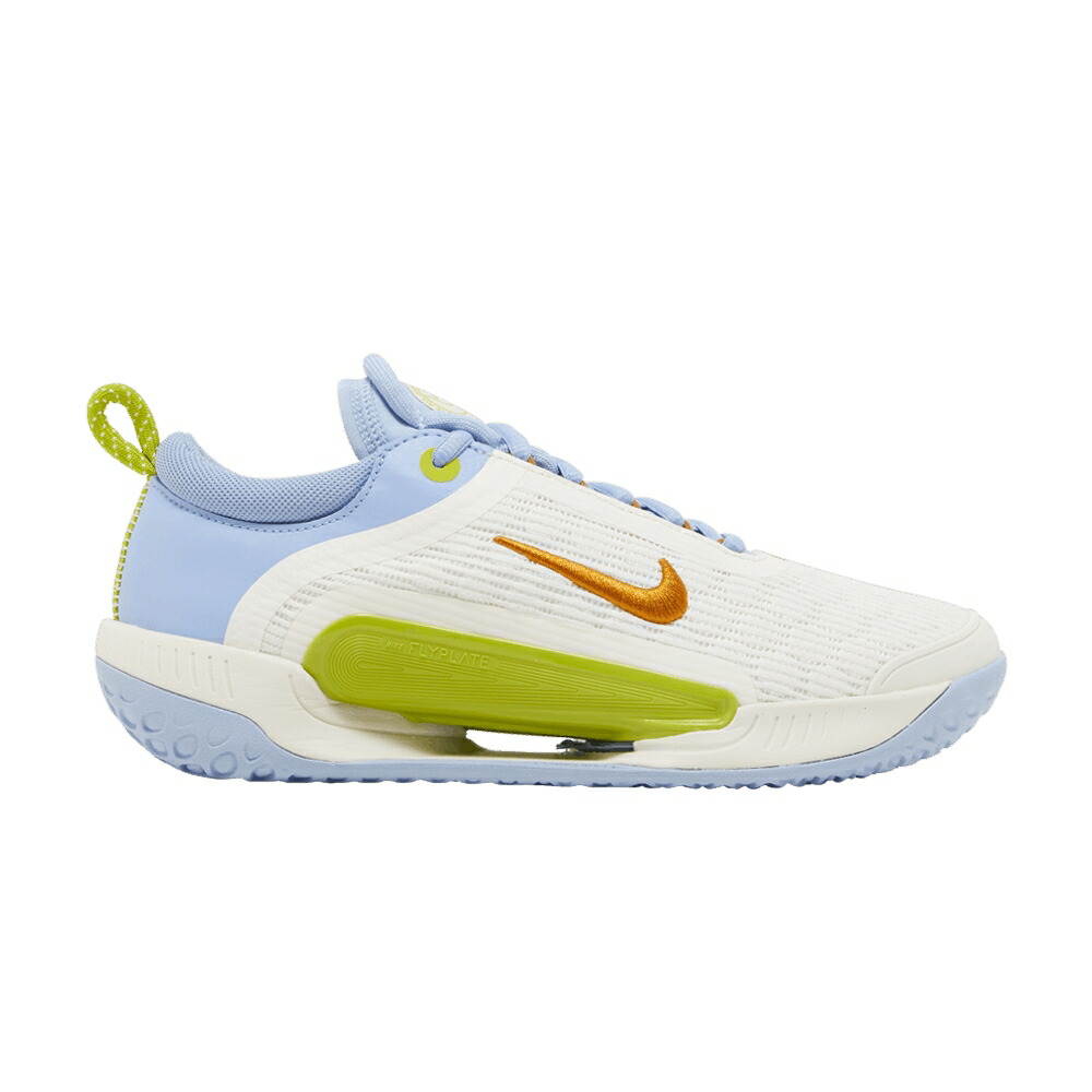 ナイキ 厚地の外套 望遠レンズ \u0027SAIL BLISS\u0027 スニーカー レディース NIKE WMNS NIKECOURT ZOOM NXT HC COBALT / SAIL COBALT BLISS DESERT OCHRE