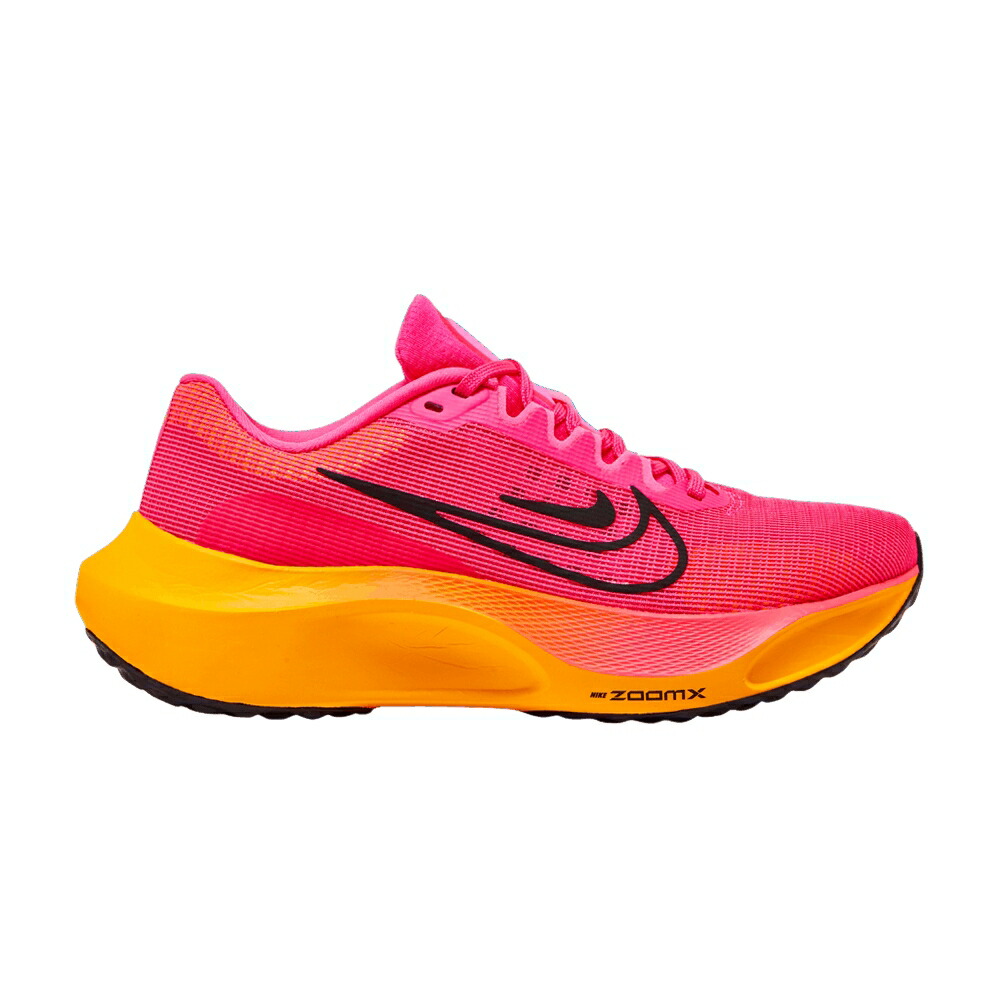 ナイキ 望遠レンズ サクラ色 レーザ 橙 オレンジ色 白いこと 白いこと 望遠レンズ飛球 \u0027HYPER PINK\u0027 スニーカー レディース NIKE WMNS ZOOM FLY 5 / HYPER PINK LASER ORANGE WHITE