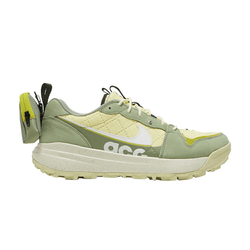 ナイキ 緑 緑であること \u0027OIL GREEN\u0027 スニーカー メンズ NIKE FUTURE MOVEMENT X ACG LOWCATE / OIL GREEN BRIGHT CACTUS LEMON