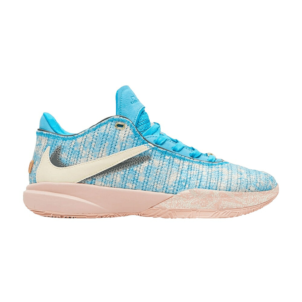 ナイキ レブロン 青碧 青碧 稲妻 \u0027ALLSTAR\u0027 スニーカー メンズ NIKE LEBRON 20 EP \u0027ALL-STAR\u0027 / BLUE LIGHTNING COCONUT MILK IRON