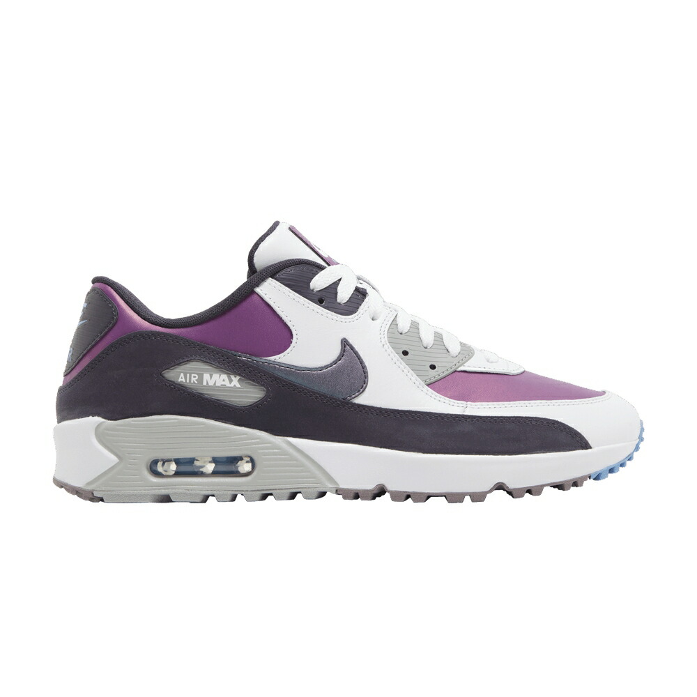 ナイキ マックス ゴルフ 白色 ホワイト 紫 パープル エアマックス 'PURPLE SMOKE' スニーカー メンズ NIKE AIR MAX 90 GOLF NRG / WHITE PURPLE SMOKE UNIVERSITY